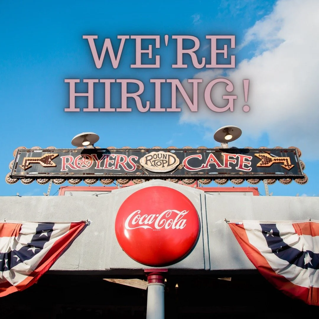 Now hiring for kitchen help! 👩&zwj;🍳👨&zwj;🍳

Interested? Stop by the caf&eacute; during regular business hours to apply:
Thursday: 11 AM &ndash; 8 PM
Friday: 11 AM &ndash; 9 PM
Saturday: 11 AM &ndash; 3 PM &amp; 5 PM &ndash; 9 PM
Sunday: 11 AM &n