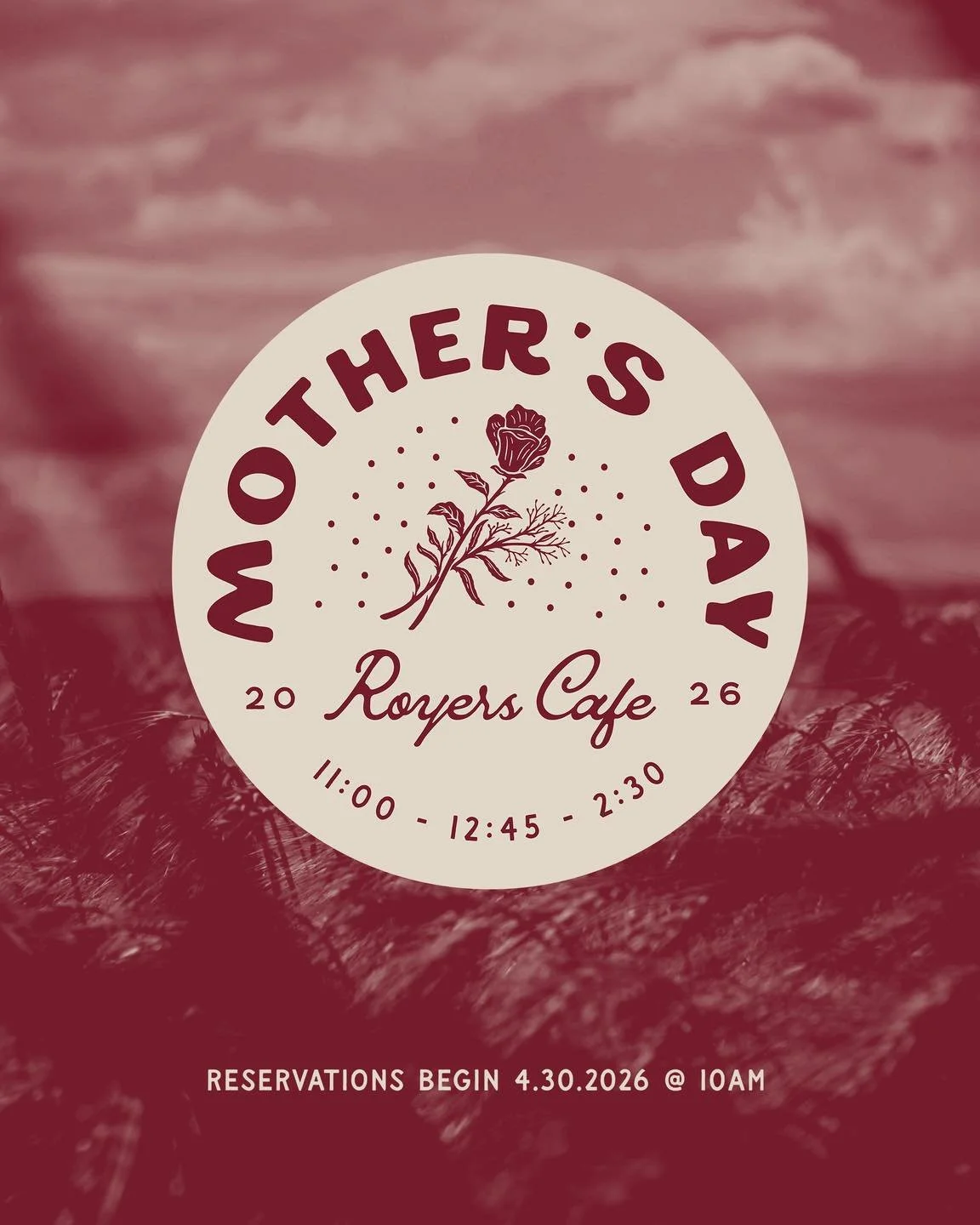 Still figuring out Mother&rsquo;s Day plans? Let us take care of everything 💐

Reservations are officially open, and availability is limited &mdash; call now to save your spot! 979-249-3611

Join us on May 10 at 11:00 AM, 12:45 PM, or 2:30 PM for a 