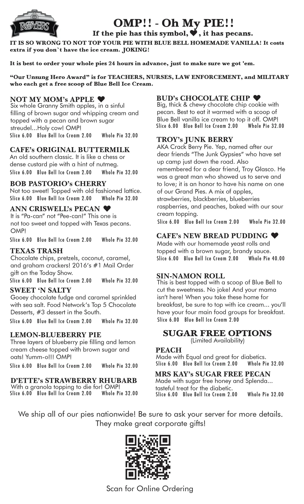 Dinner Menu Royers Round Top Cafe Dinner menu royers round top cafe