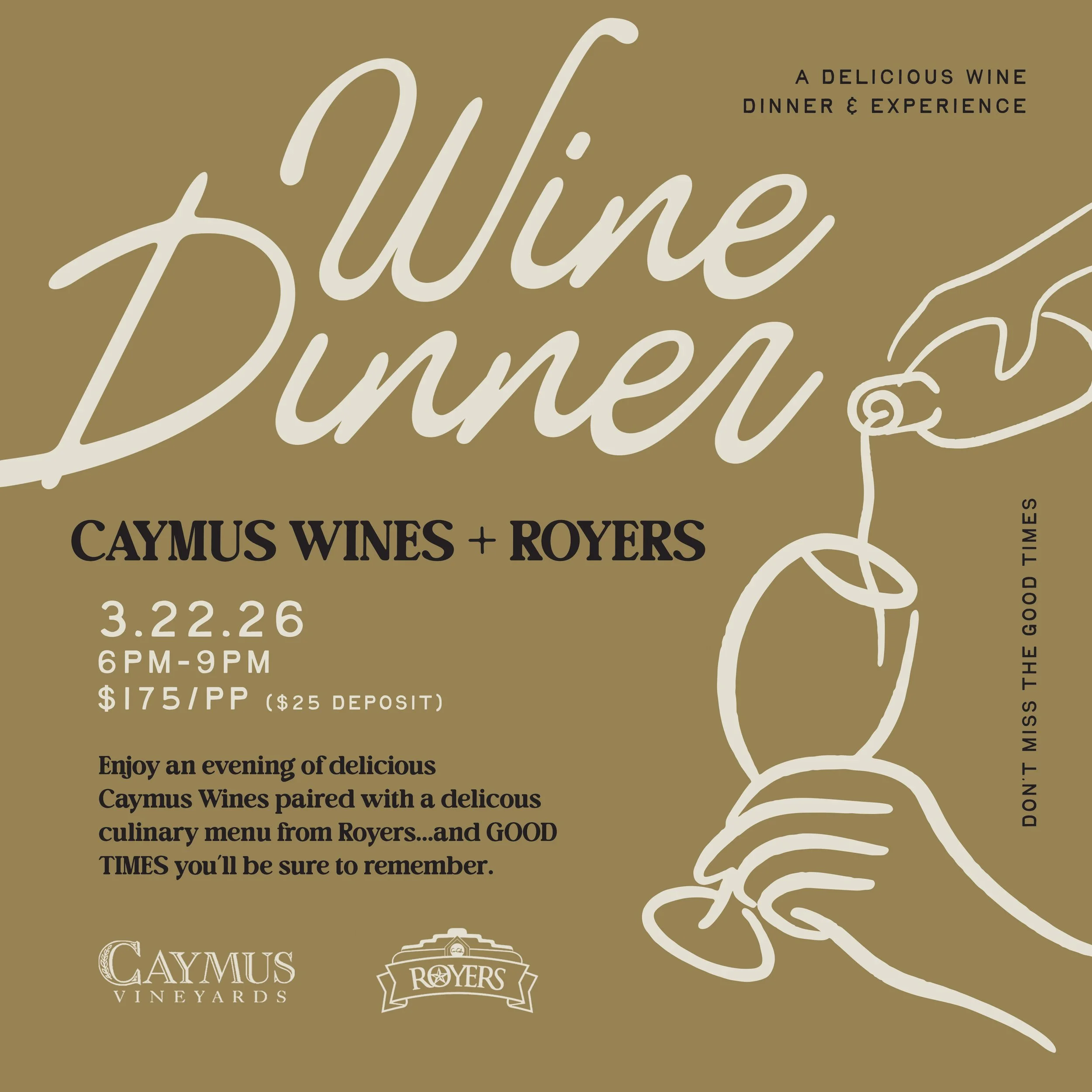 Caymus Wine Dinner #2