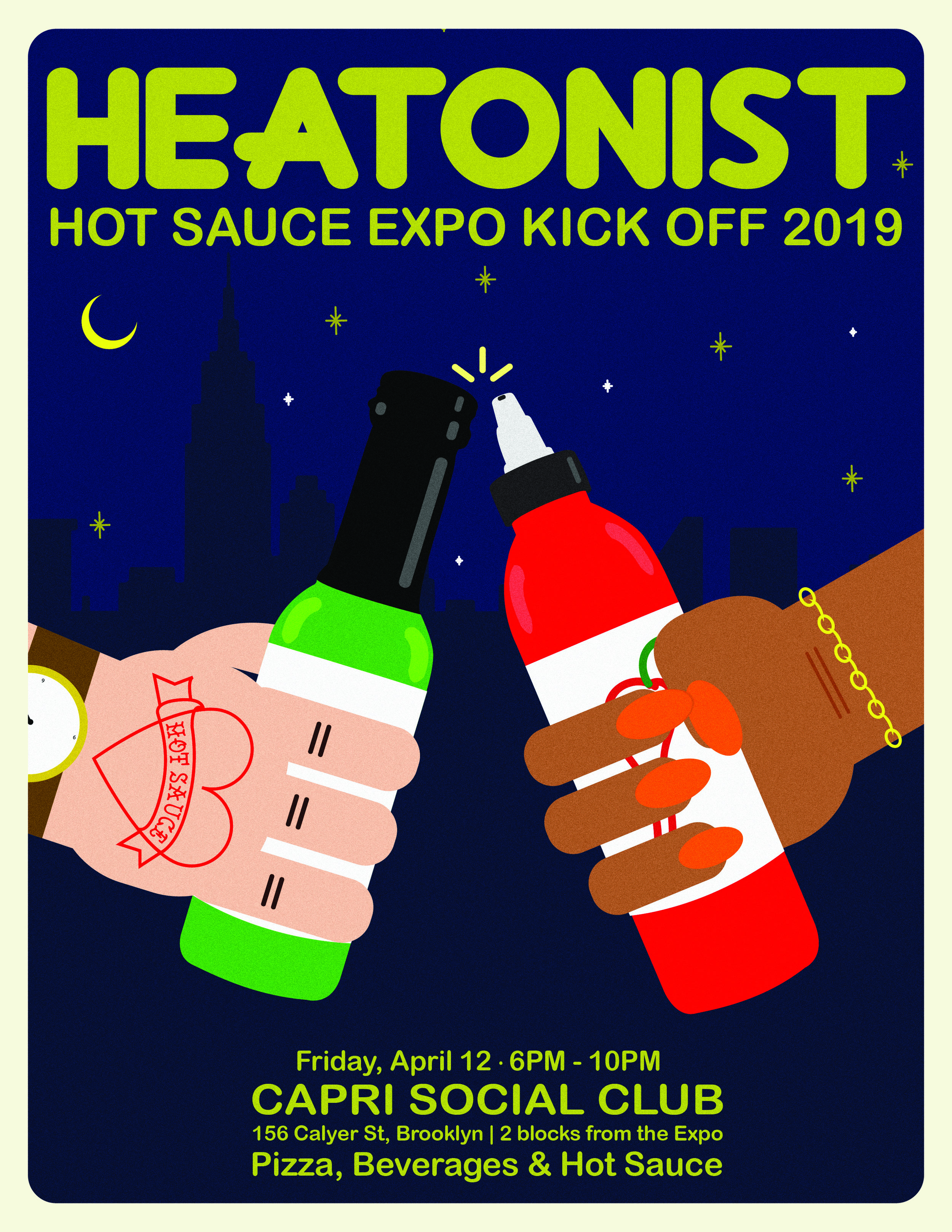  An invitation to celebrate the sauce makers and their families.  