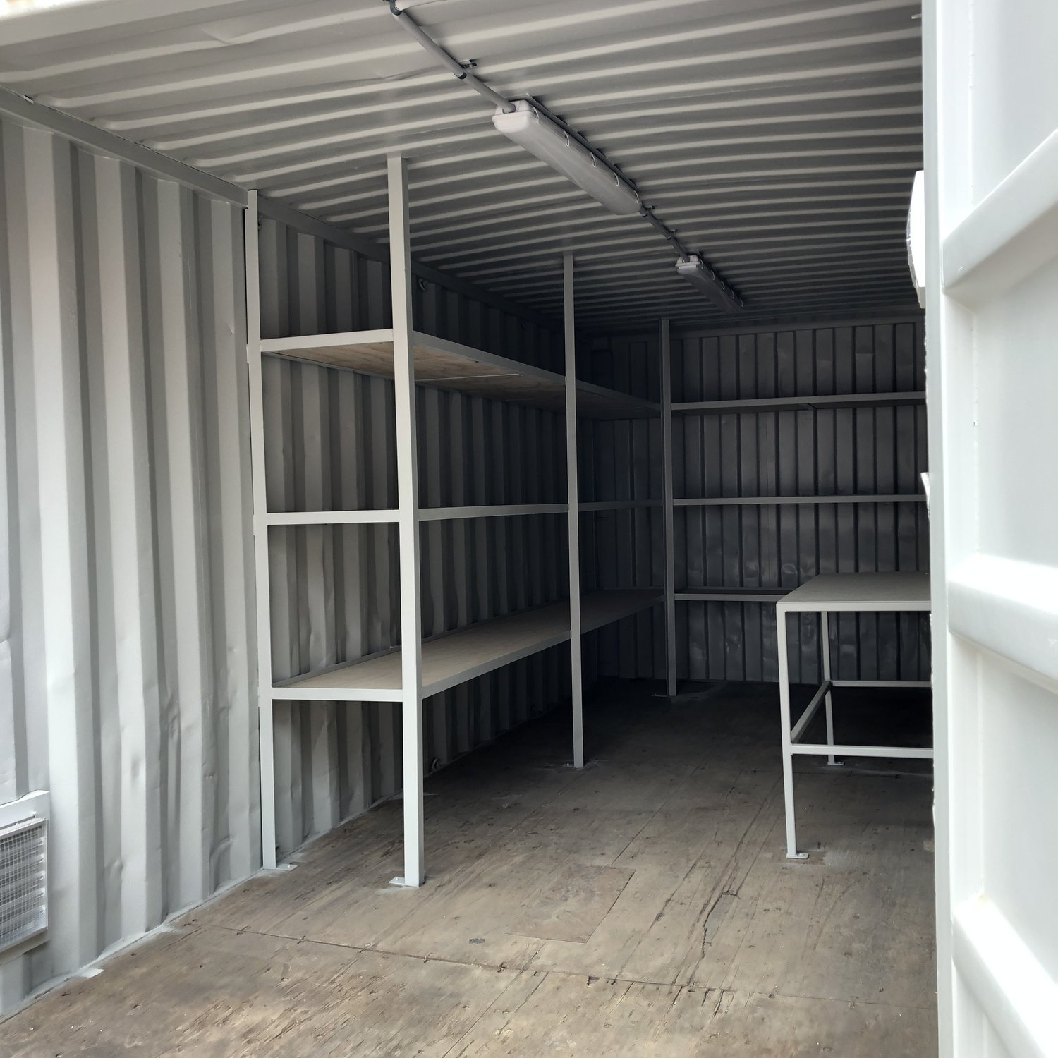 Shipping container Shelving - DIY — Containers First
