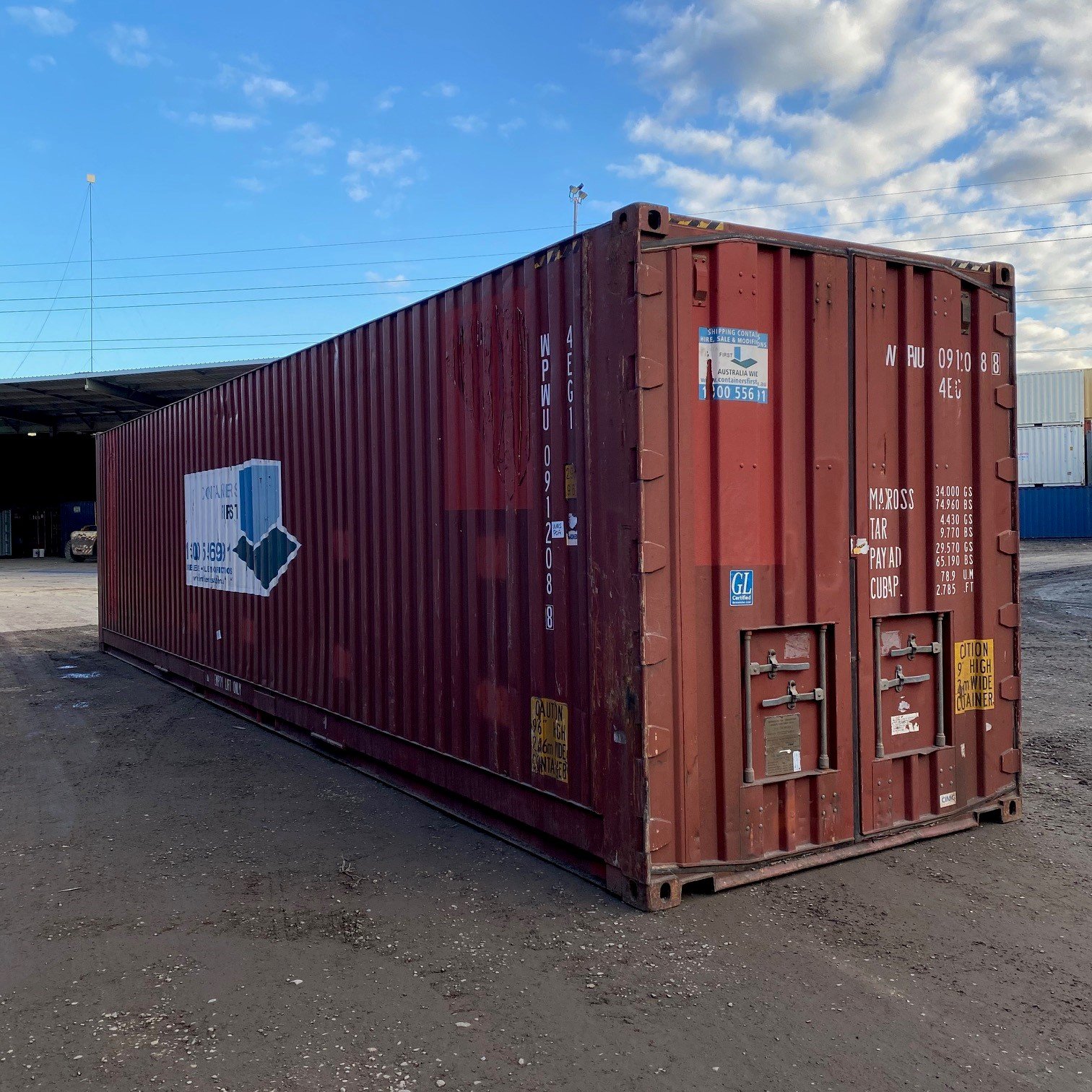 48ft Long Shipping Container — Containers First