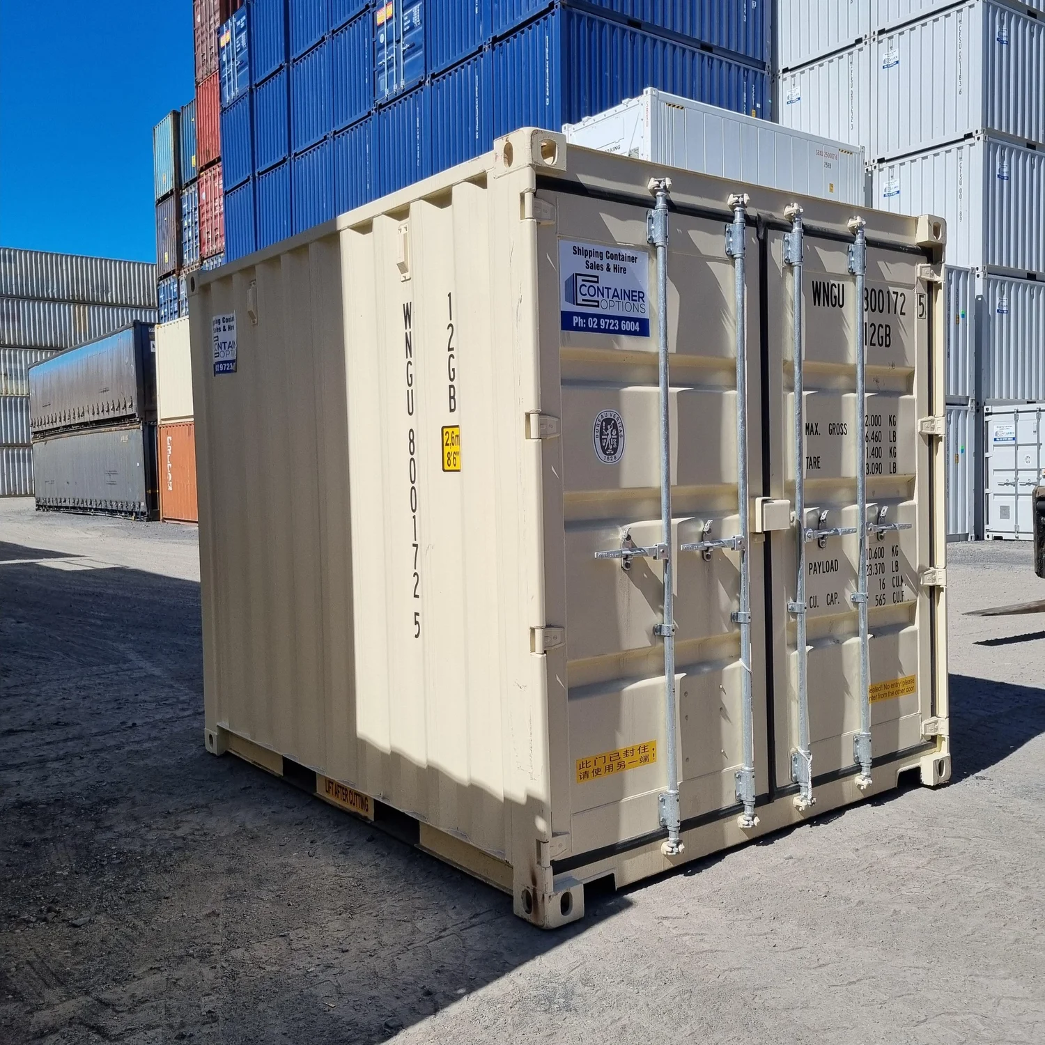 Tri Container Tri Door Single Trip Containers — Containers First