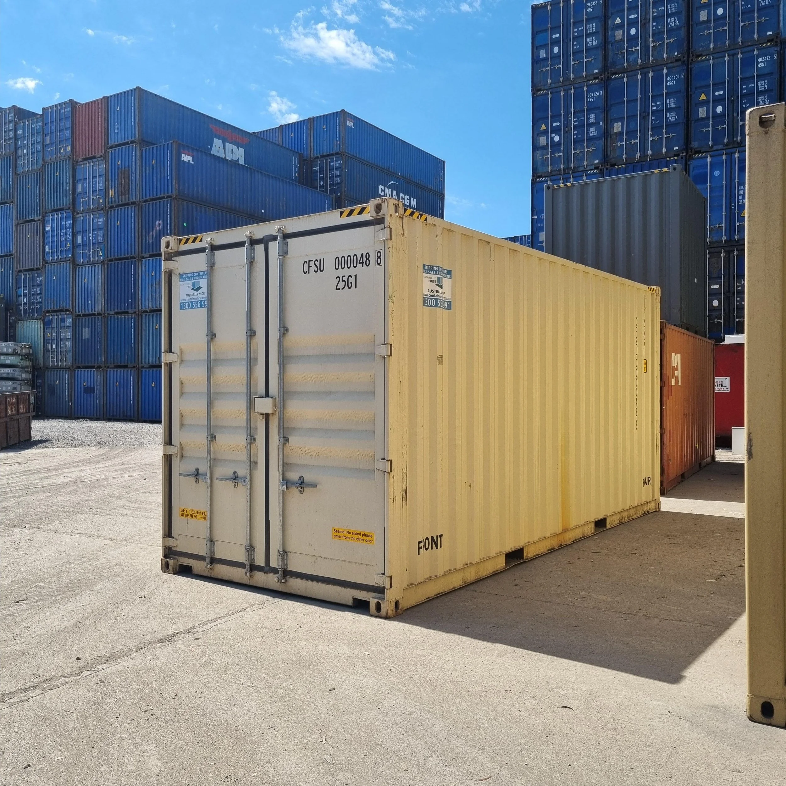 21FT Plumbers Boot (Tradies Box) Used — Containers First