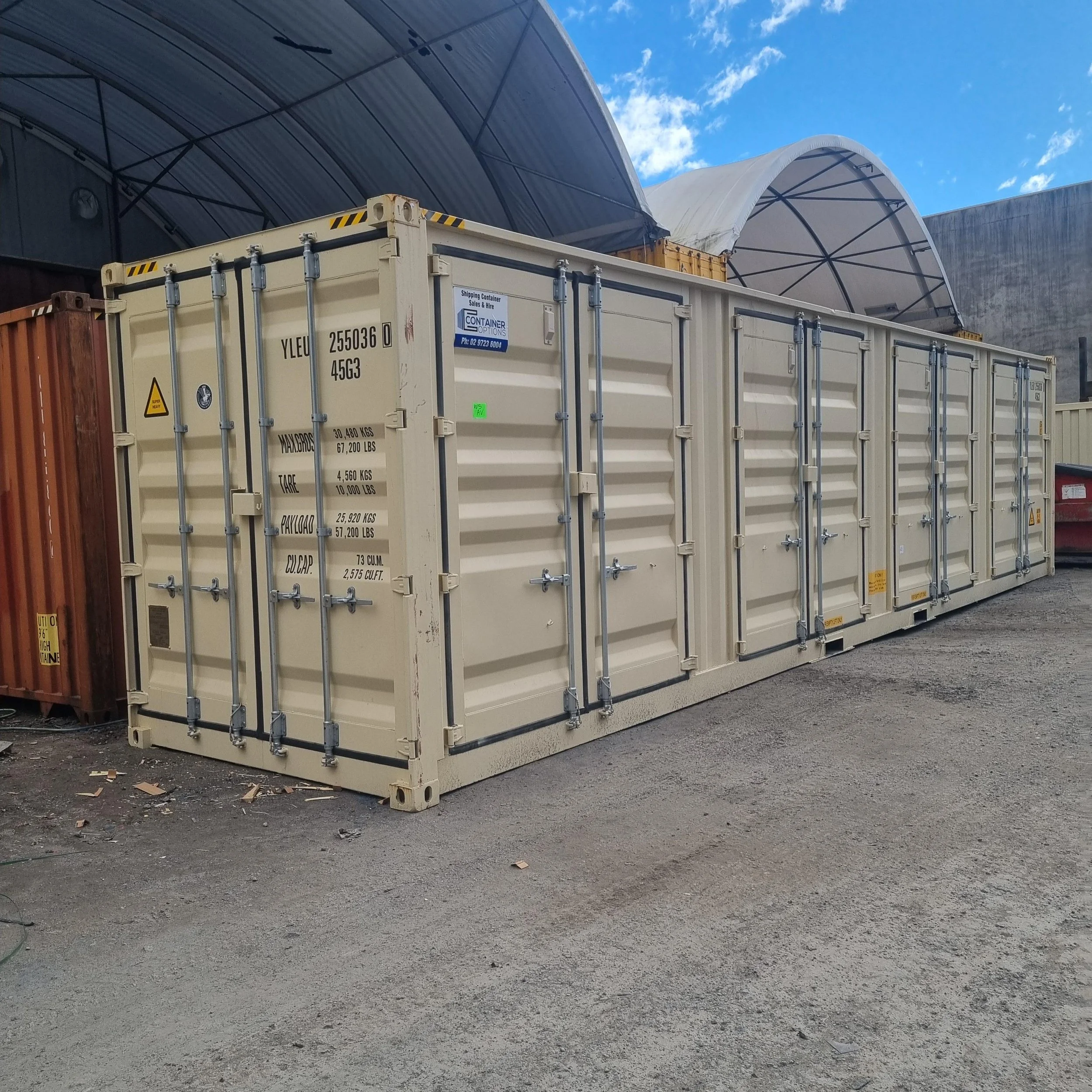 40ft High cube 4 door side