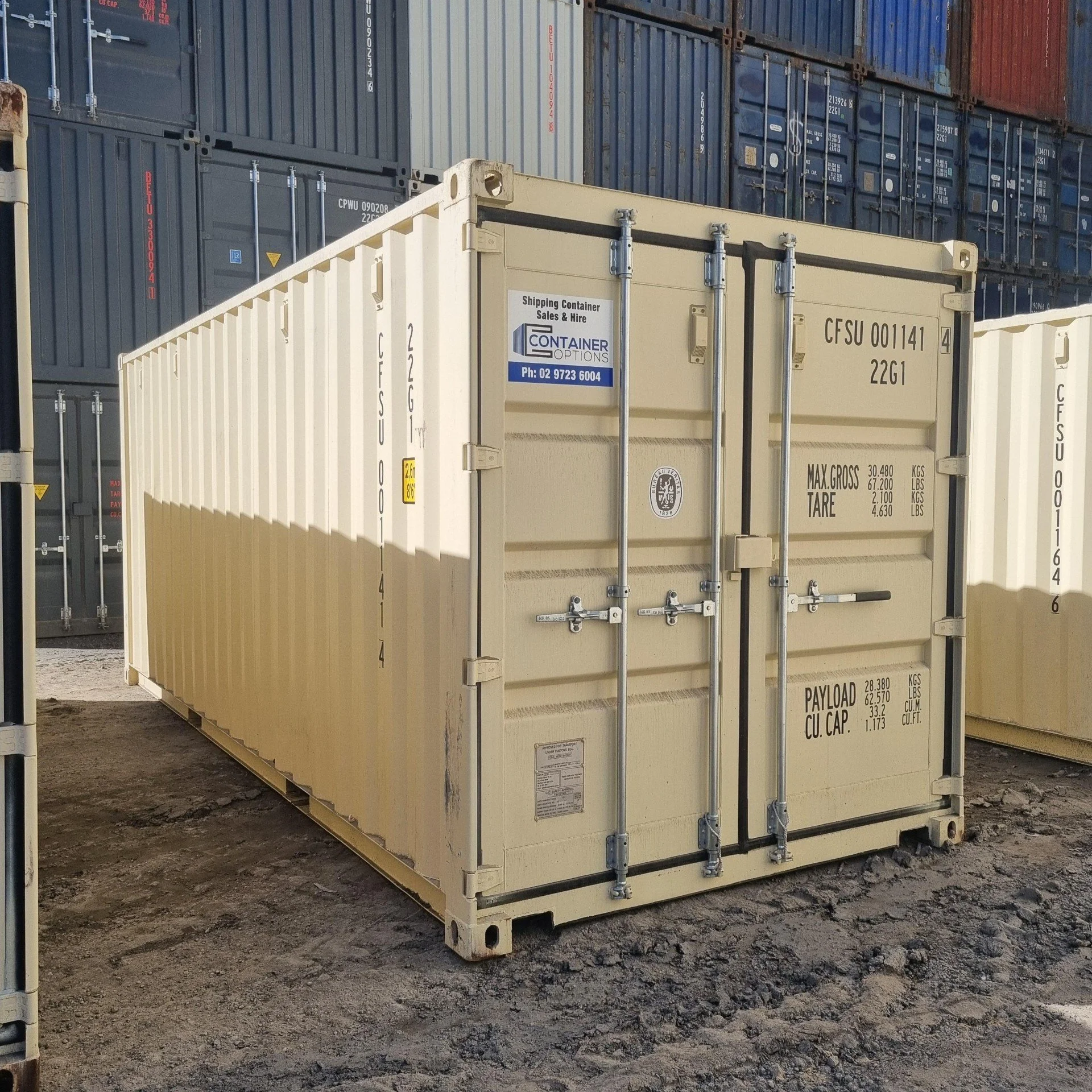 20ft New Build Shipping Container – Reduced Clearance Price