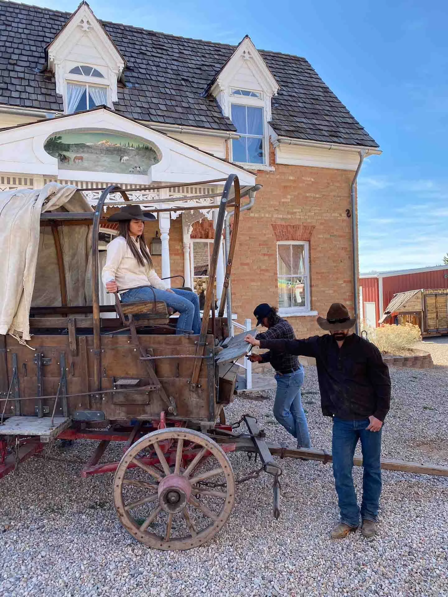 Robert Gamperl DP LeGrand Feature Film on Set with Ethan Wayne, Son of John Wayne - Ben Christensen- Kanab Utah 02.jpg