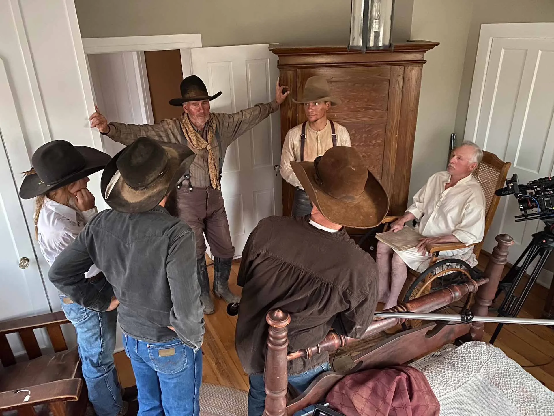 Robert Gamperl DP LeGrand Feature Film on Set with Ethan Wayne, Son of John Wayne - Ben Christensen- Kanab Utah 04.jpg