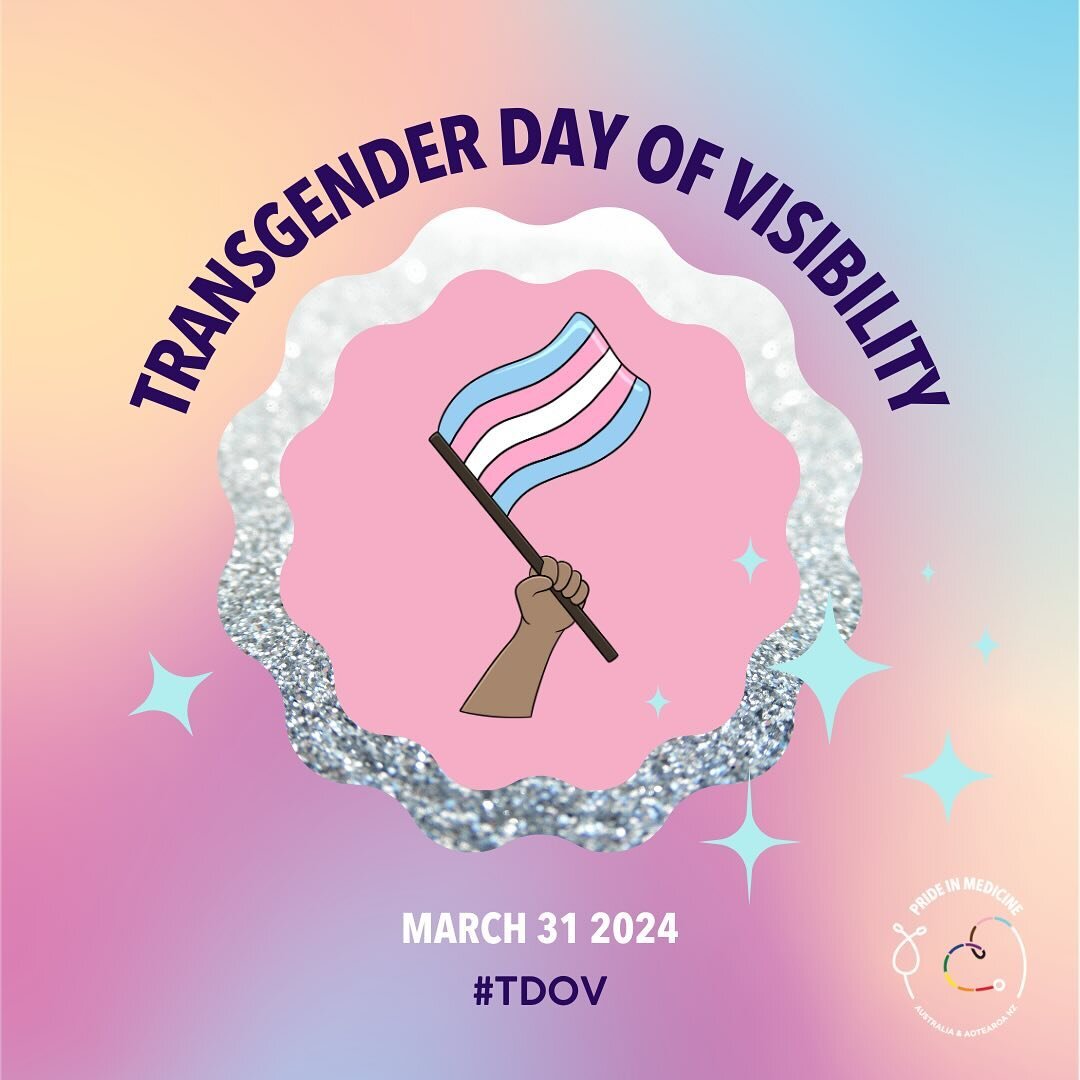 Today is Transgender Day of Visibility. A day to celebrate trans identities and take a moment to ask yourself how you can improve your own knowledge and practice. #TDOV 🩷🩵🤍🩷🩵🤍