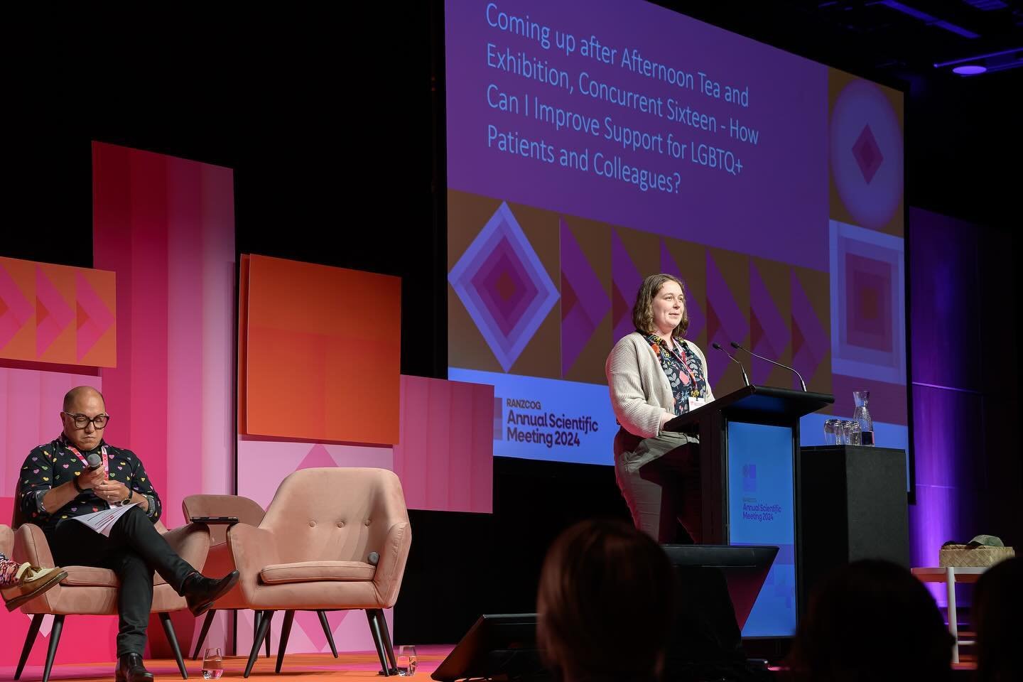 Thanks for having us @ranzcog 👏🏾👏🏾

Last month our VP Dr Jen Randle co-chaired a rainbow health panel with specific focus on gender diversity at the RANZCOG ASM 2024 in Wellington. 

We are so impressed that @ranzcog dedicated time in the ASM to 