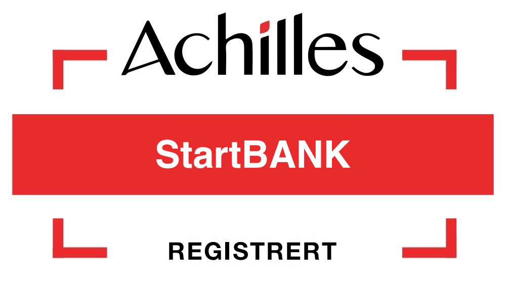 En logo for Achilles StartBANK, et europeisk leverandørsregister som Lød er medlem av.