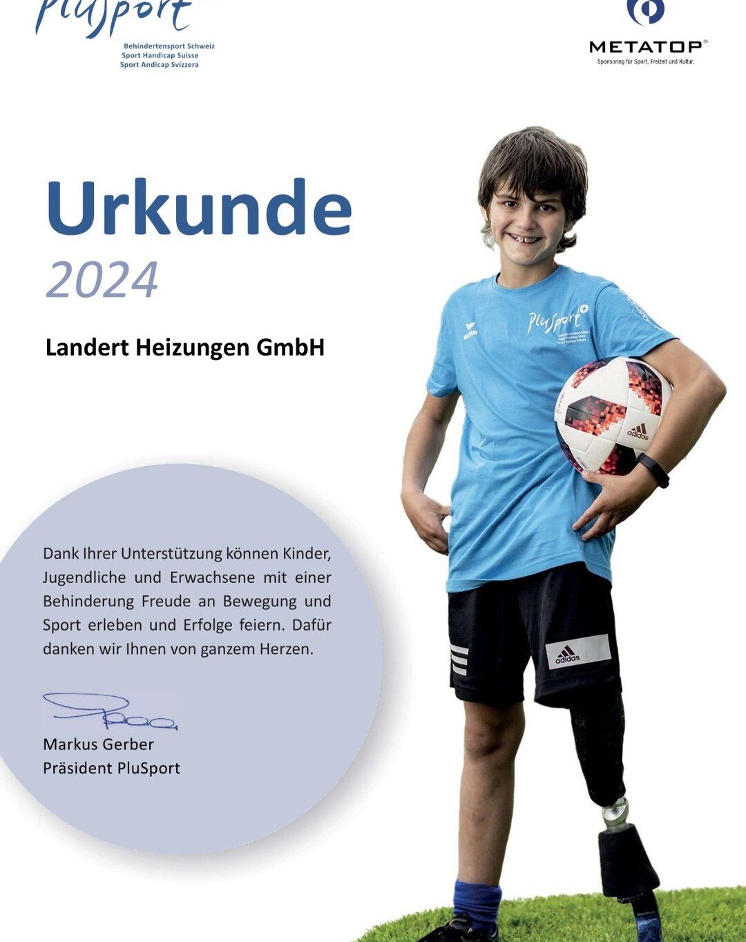 Es freut uns sehr, dass wir schon seit 10 Jahren @plusportschweiz Unterst&uuml;tzen!

#bewegungundsport #sponsoring #landertheizungen #schweiz #plusport