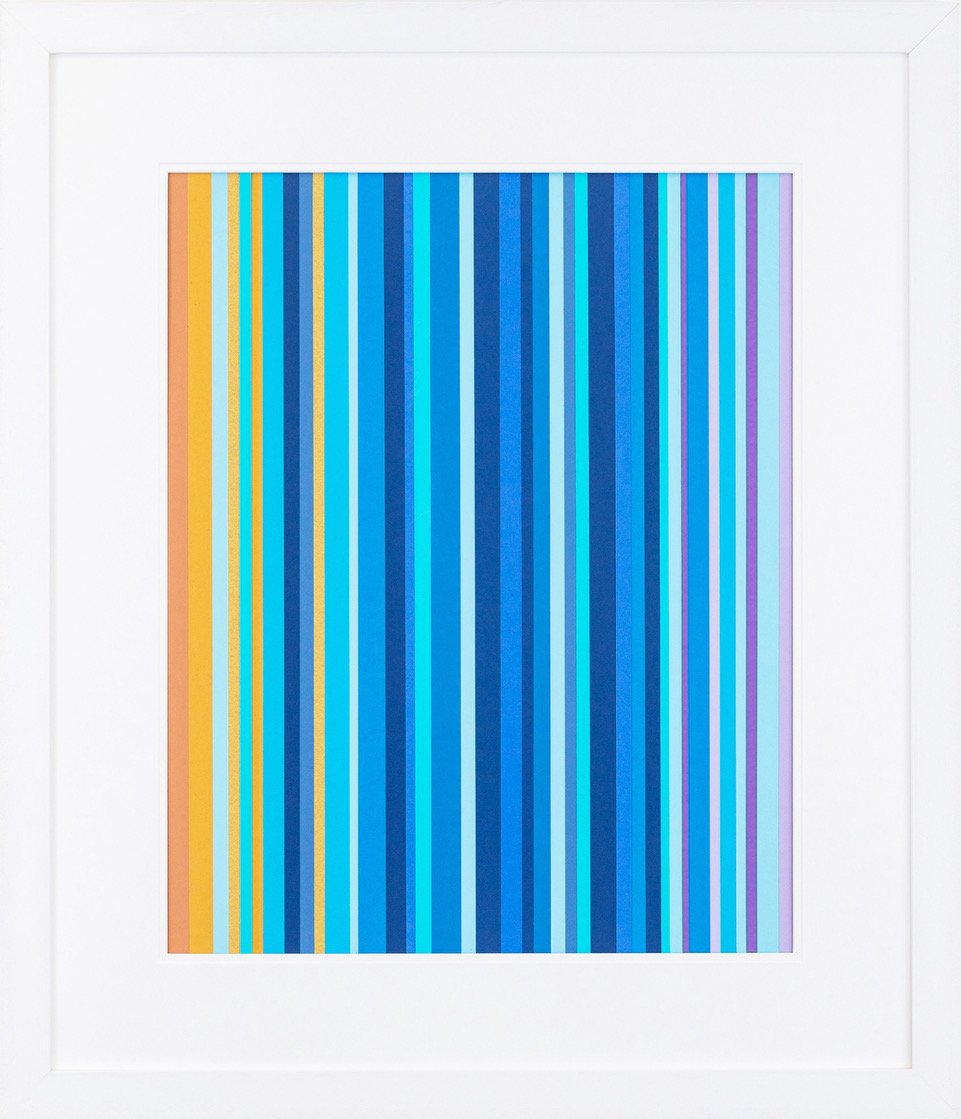 Day Colour Series, Friday, Colourfast paper mounted in a white wood frame with UV glazing, 86cm x 74cm copy 2.jpeg