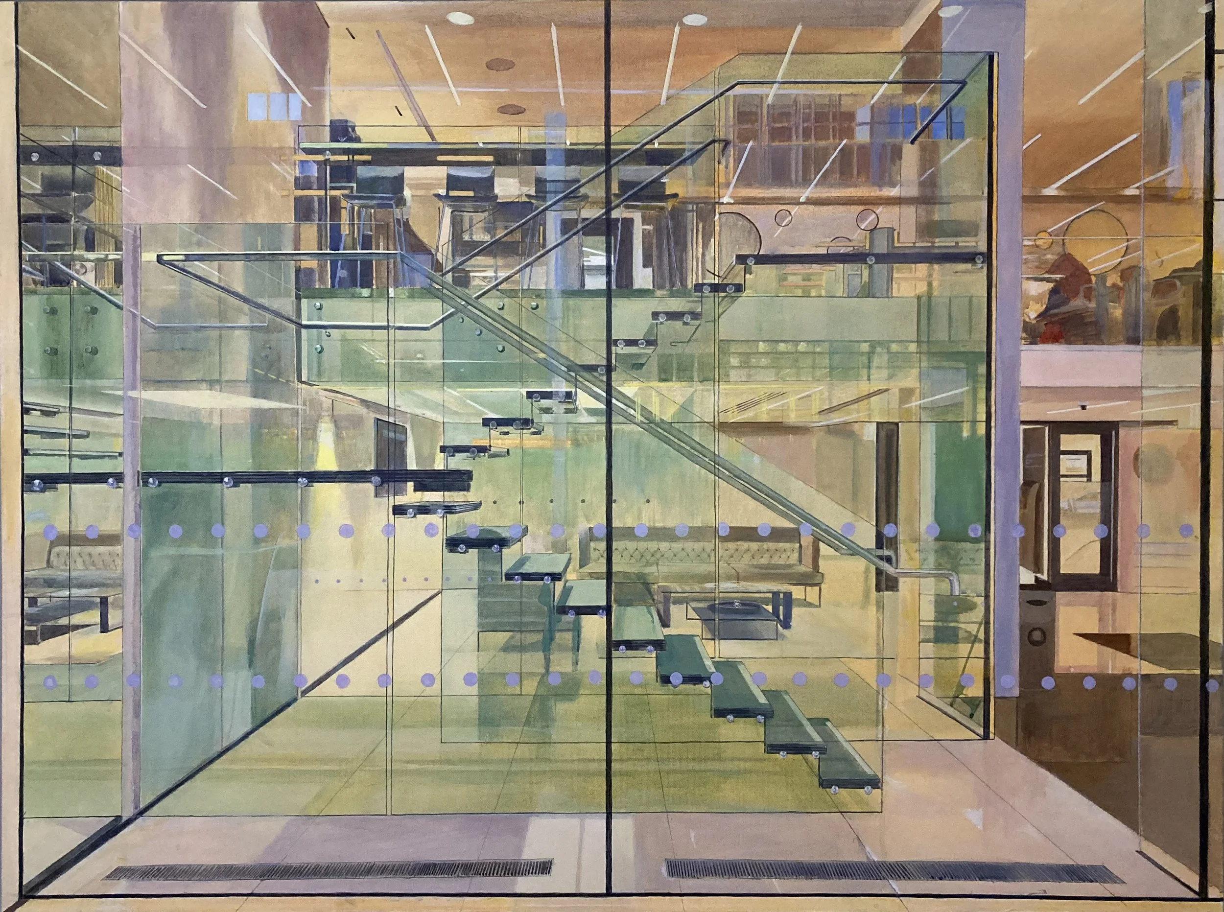 Gary Kearney Through the Facade 76x100cm Acrylic on canvas 2022.jpeg
