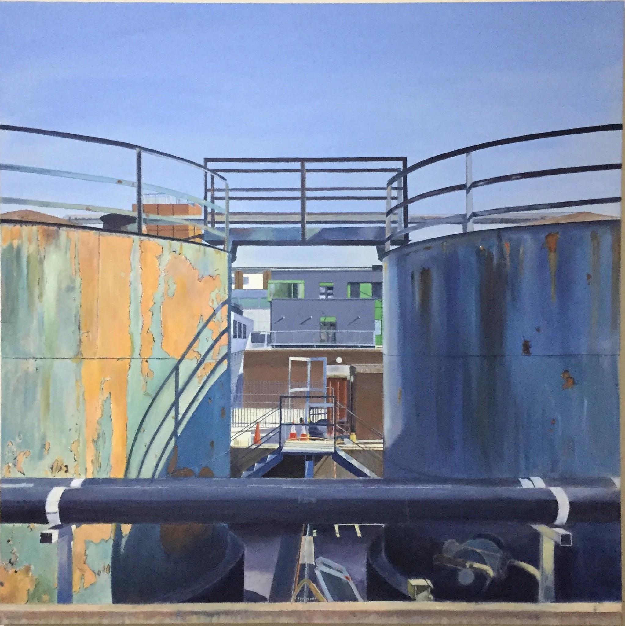 Through the Vats 100x100cm Acrylic on canvas 2020.jpeg