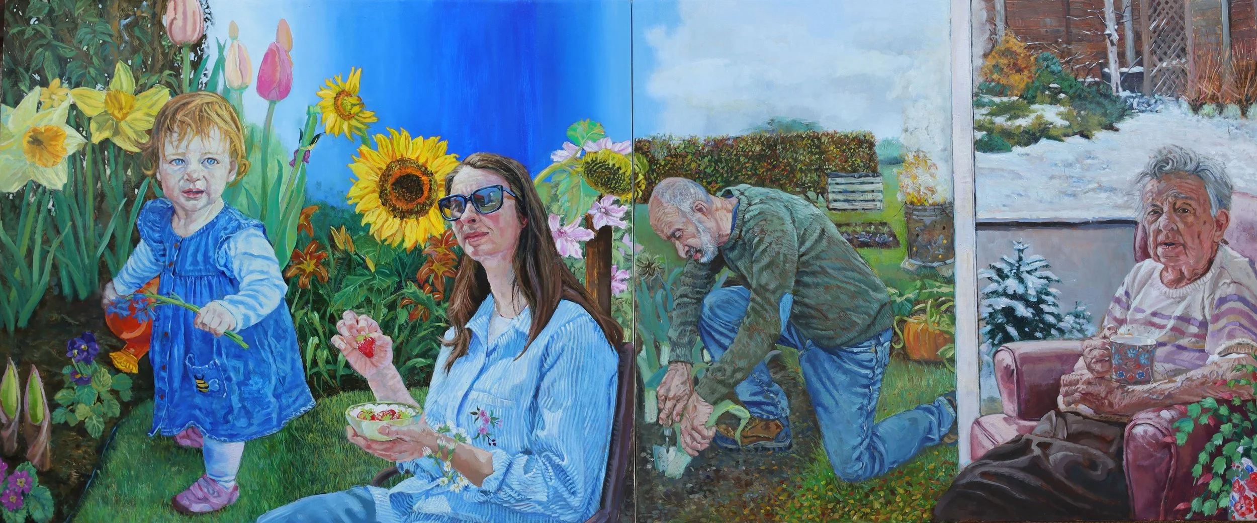 Life Cycle  (diptych)