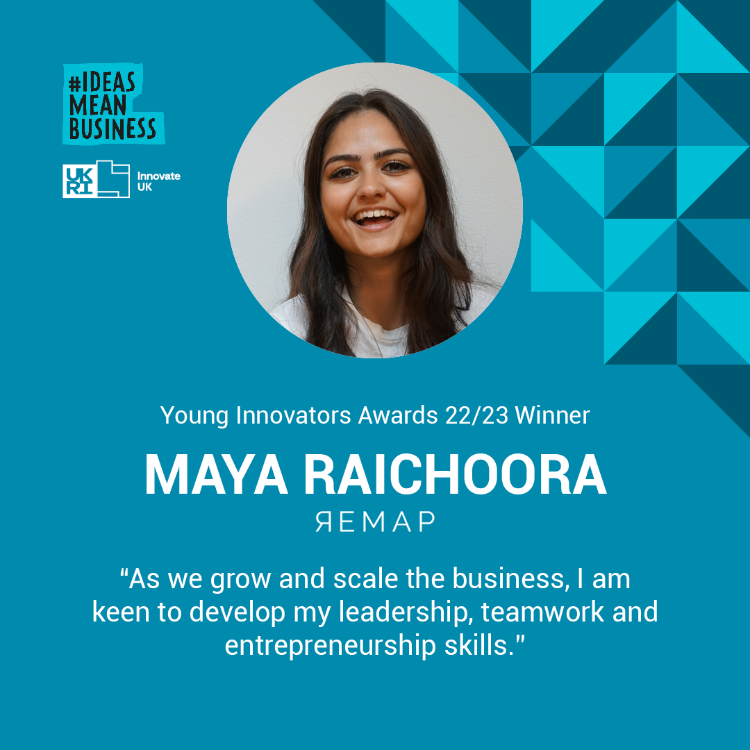 Maya wins a Young Innovators Award for Remap