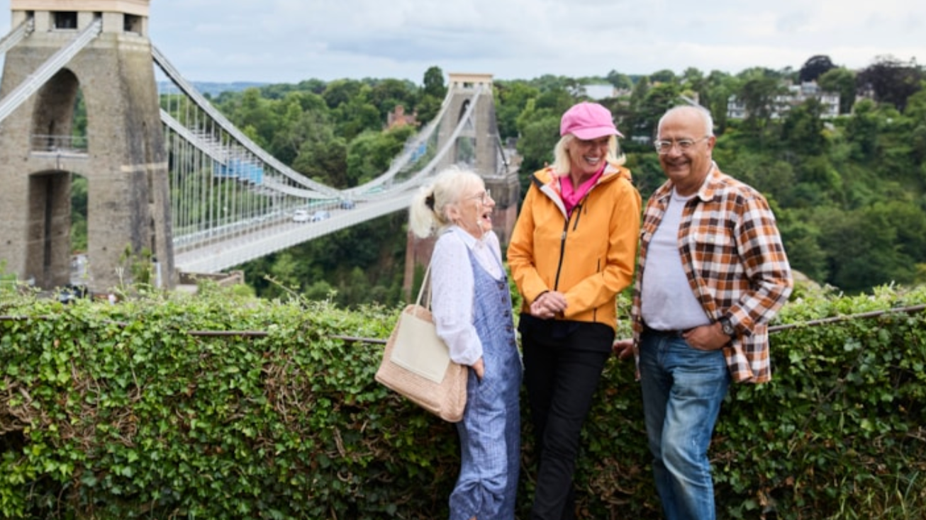 Cast members in First Bus 'Life Begins at Bus Pass' campaign, selected by Casper Black Casting