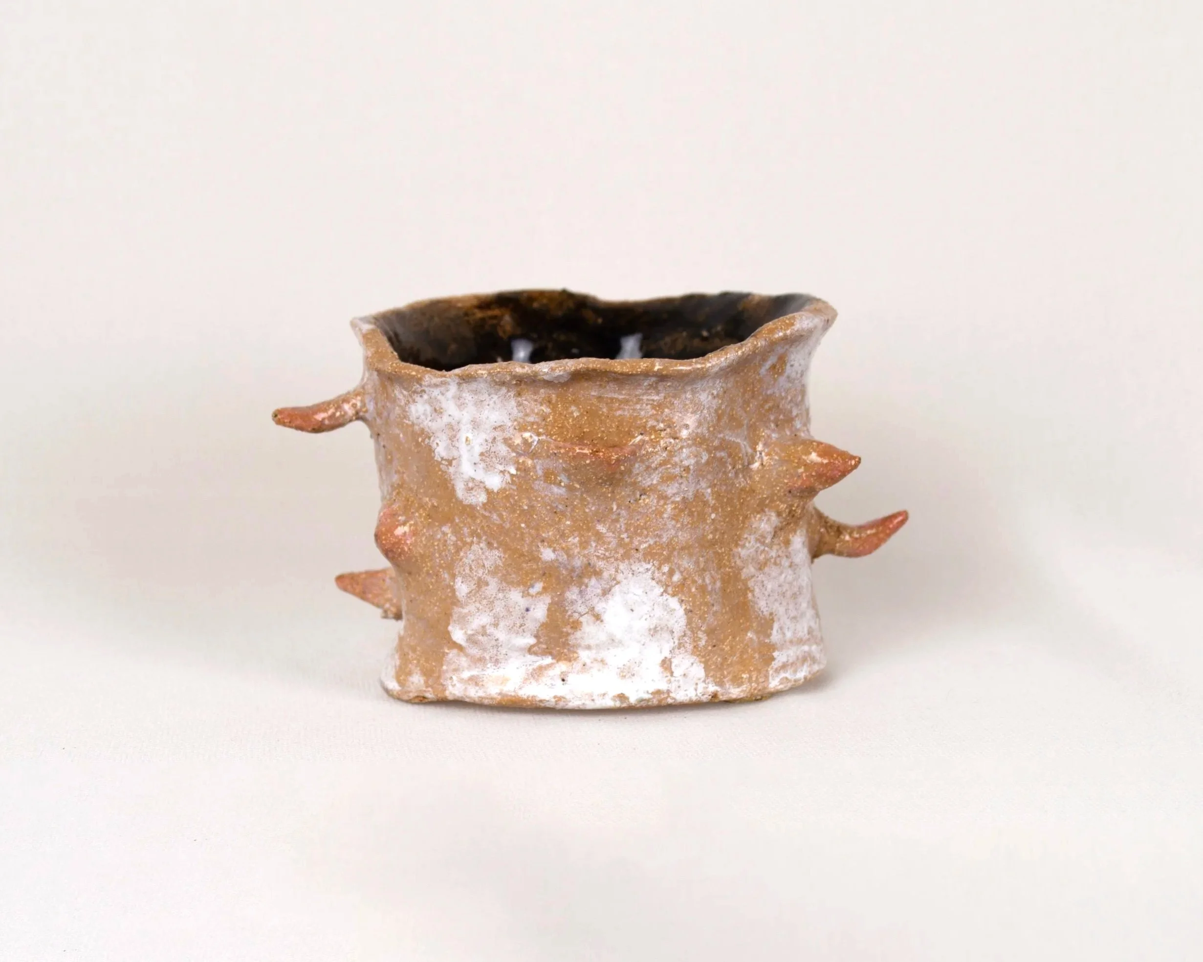 Pulp Plant Pot, 2024. Glazed earthenware — 12 x 9.5 x 7 cm