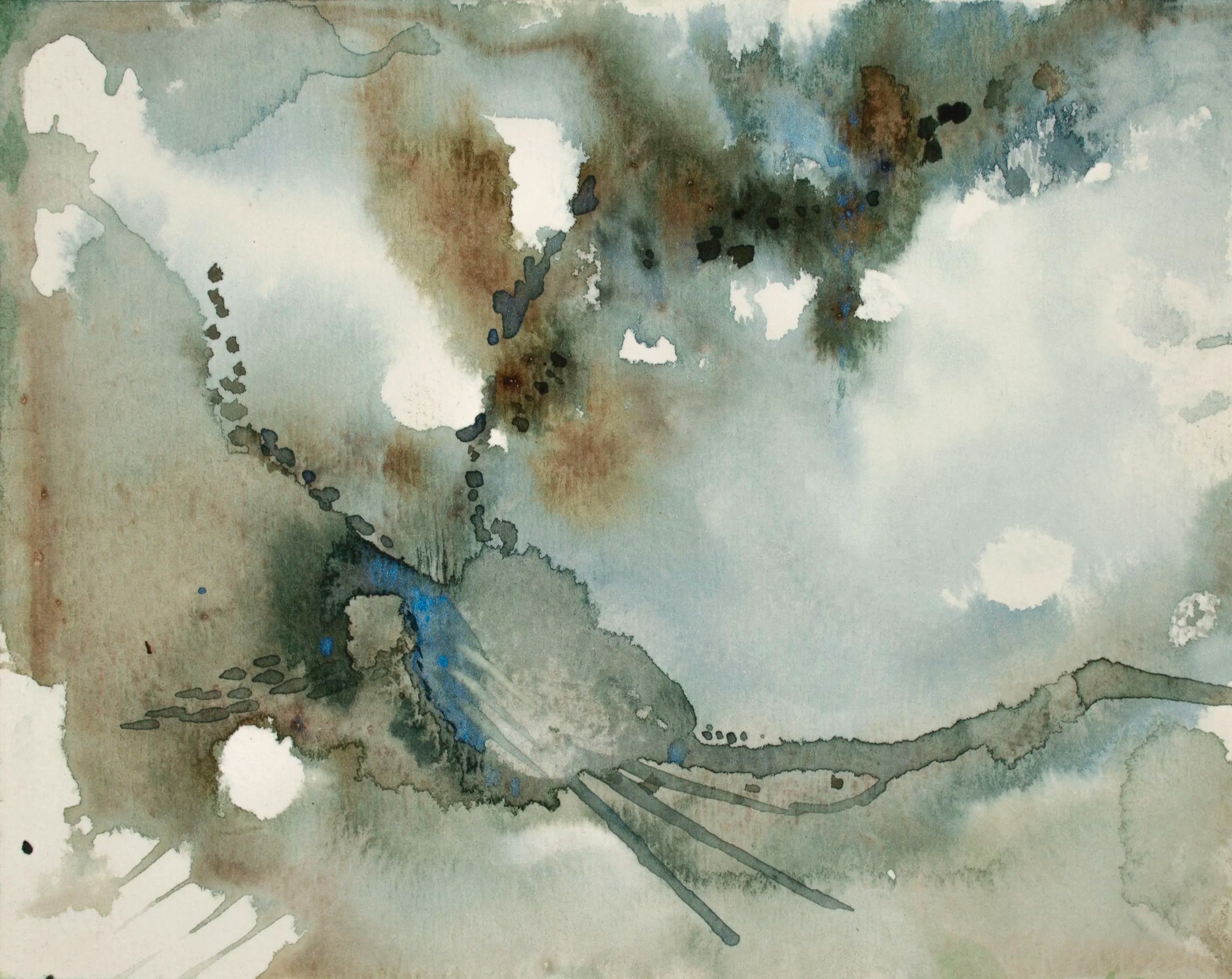 Algarve, 2024. Watercolour on paper — 14.5 x 18 cm