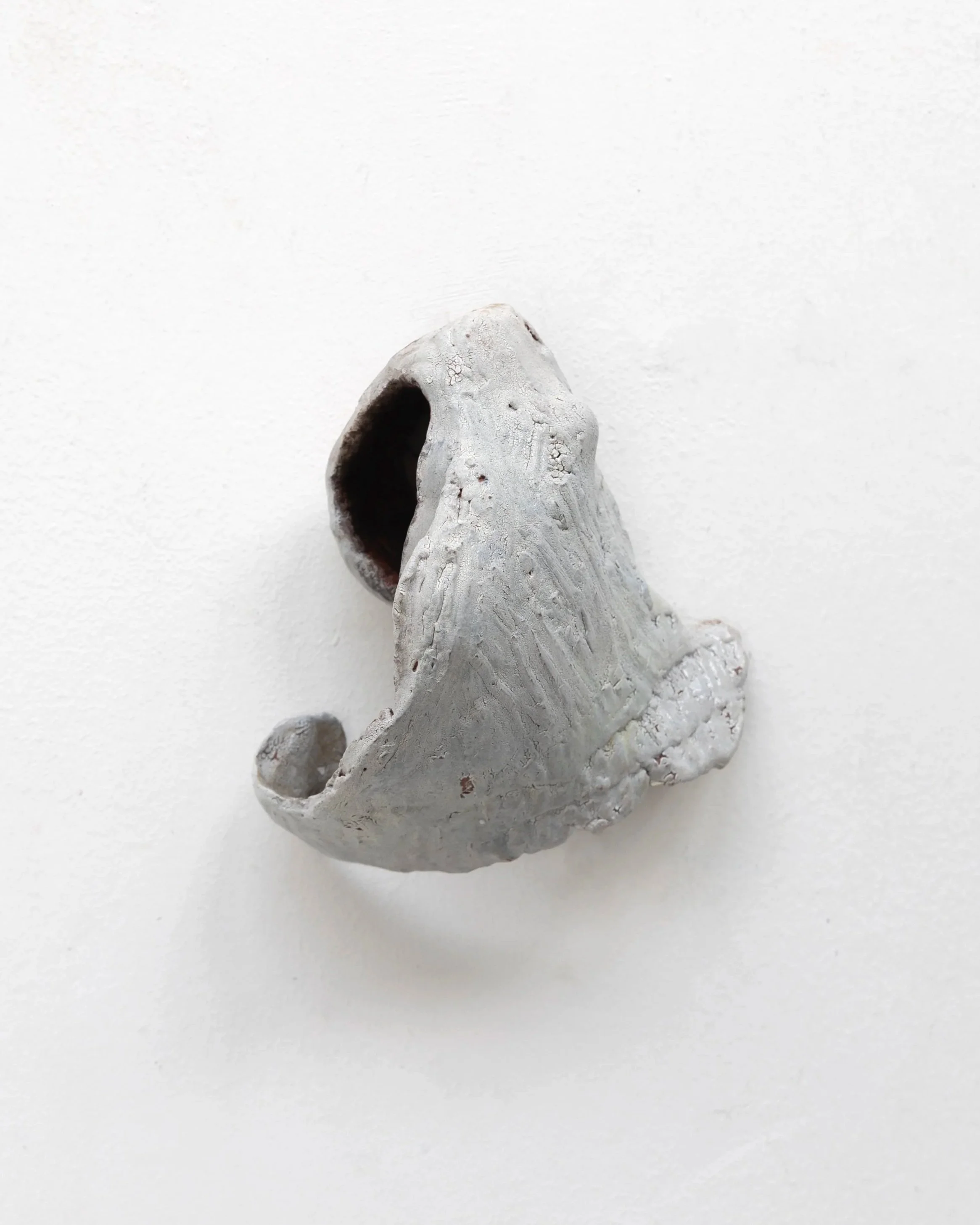 Fallen, 2026. Glazed earthenware — 9 x 10 x 7.5 cm