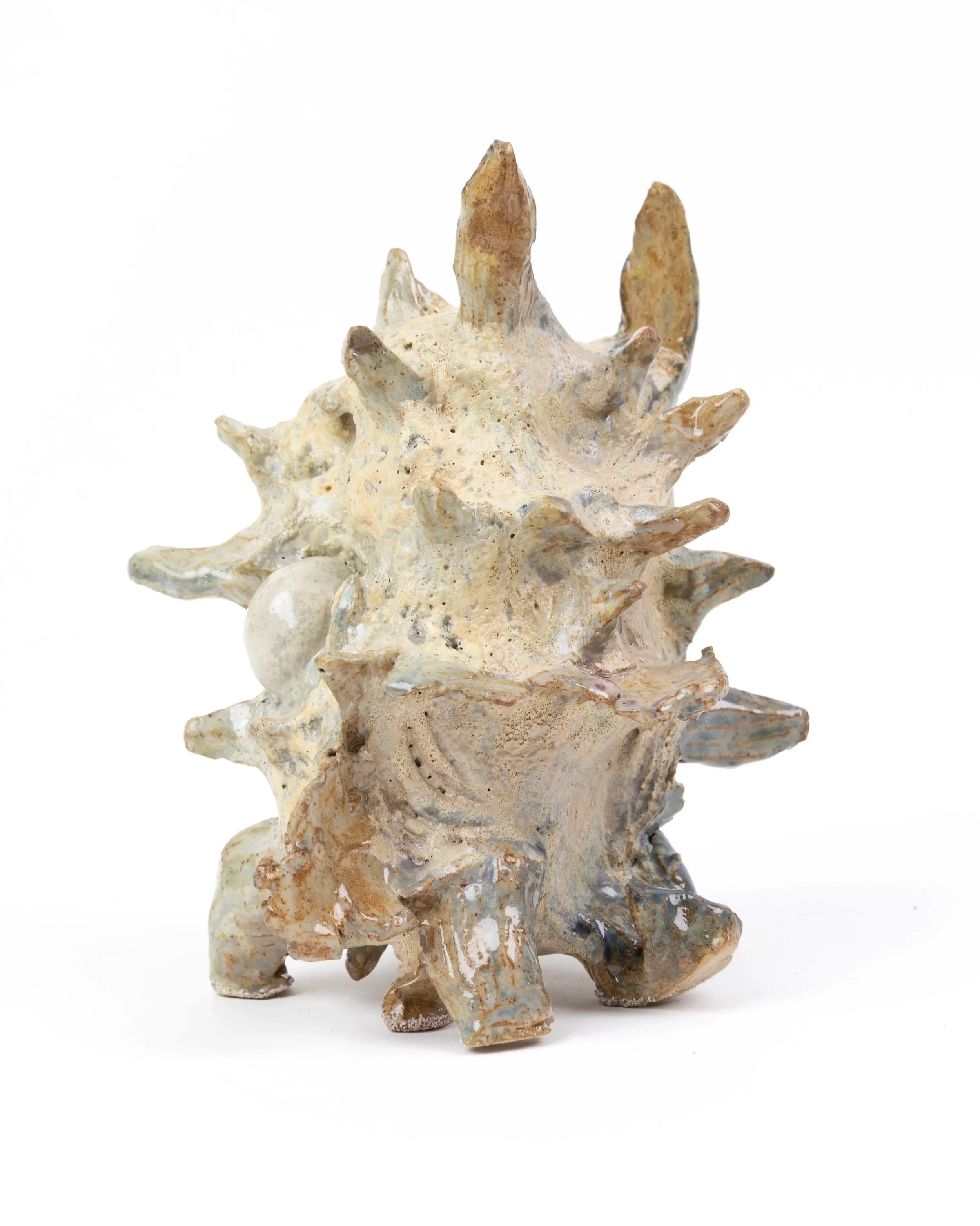 Mineral, 2026. Glazed stoneware — 15 x 15.5 x 15 cm