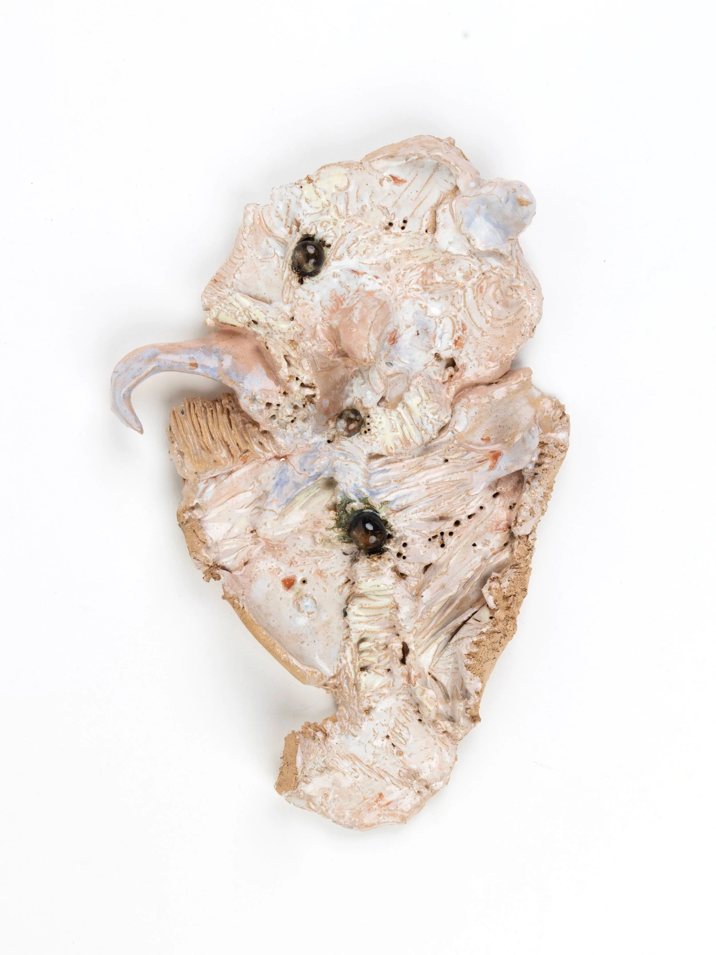 Terrain |, 2025. Glazed earthenware — 3.5 x 13 x 20.5 cm