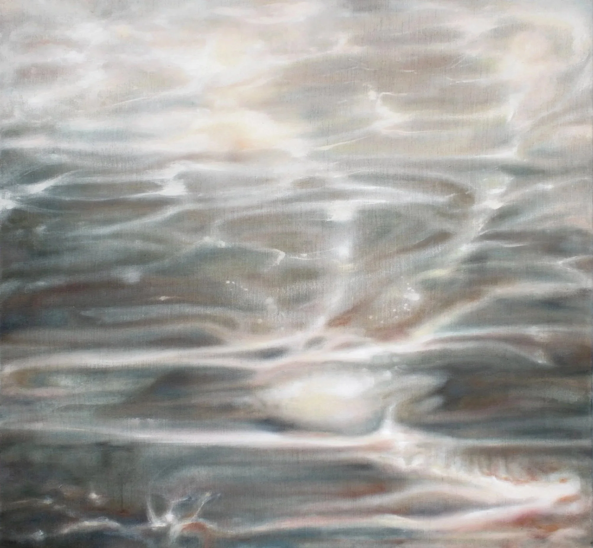 Rising of the Álfar, 2026. Oil on linen — 75 x 80 cm
