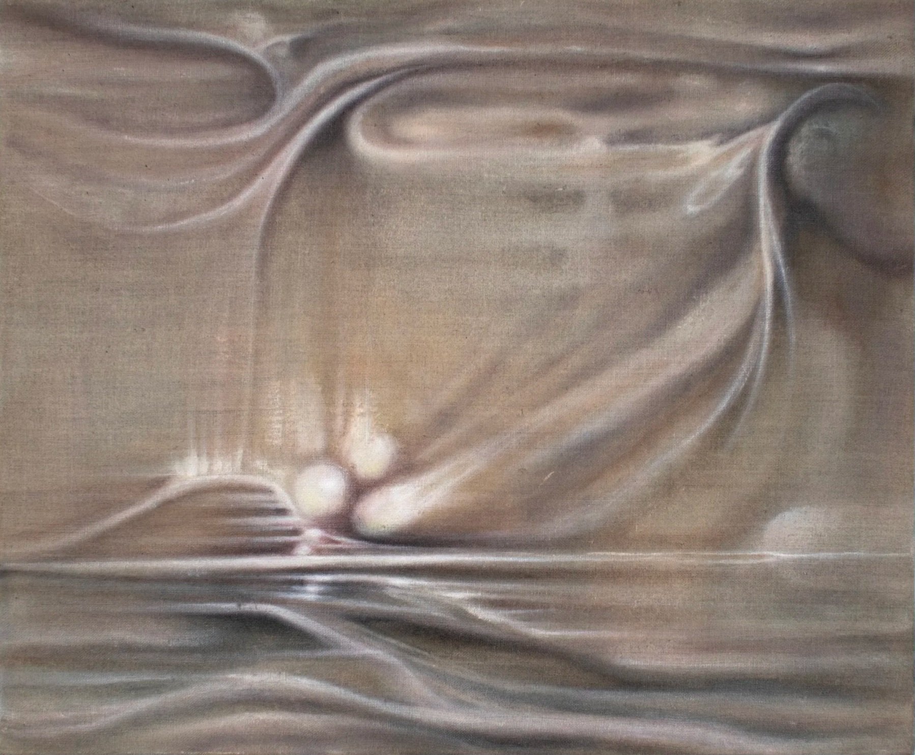 The Prophetic Fallacy, 2026. Oil on linen — 50 x 60 cm