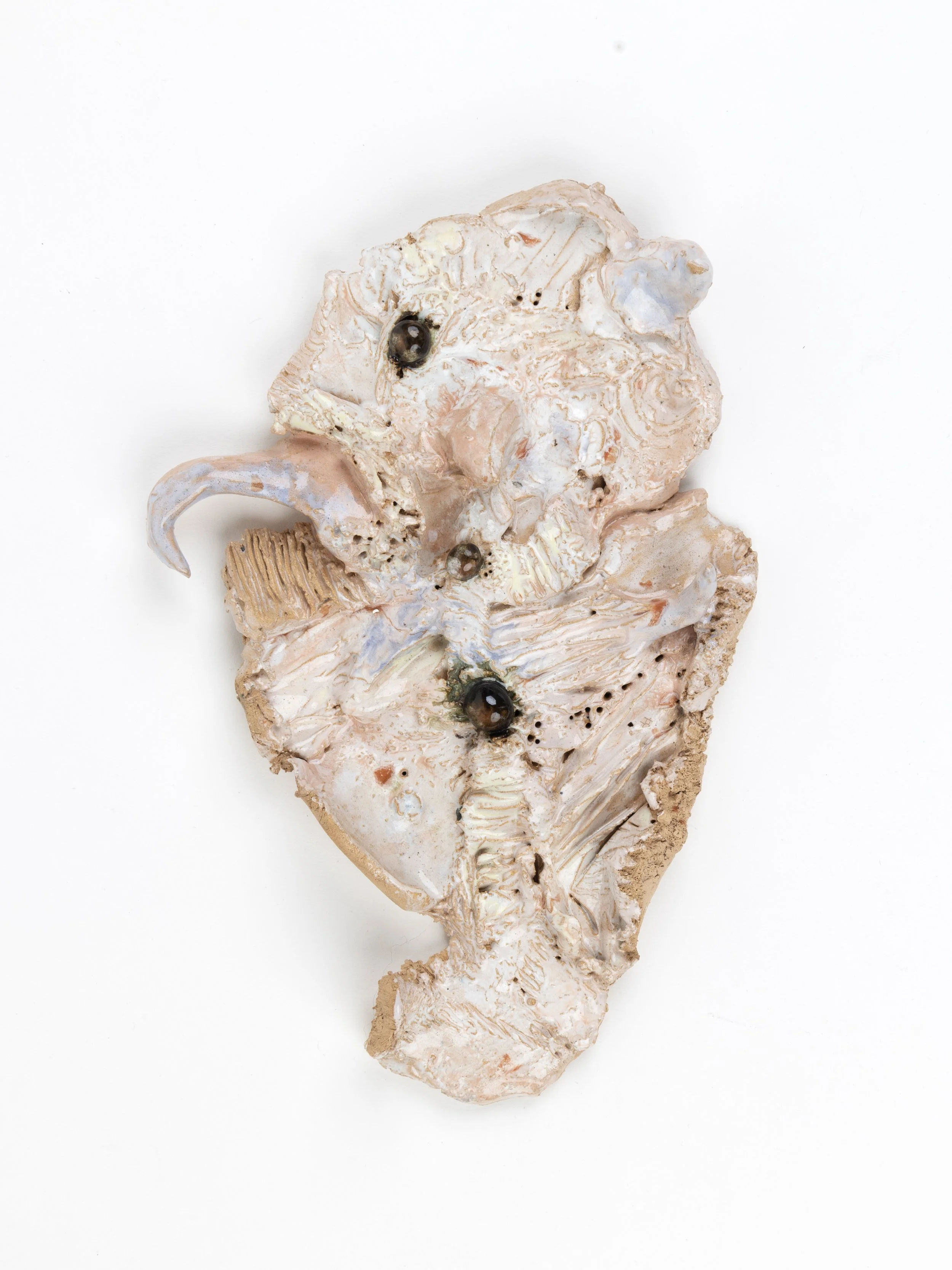 Terrain |, 2025. Glazed earthenware — 3.5 x 13 x 20.5 cm