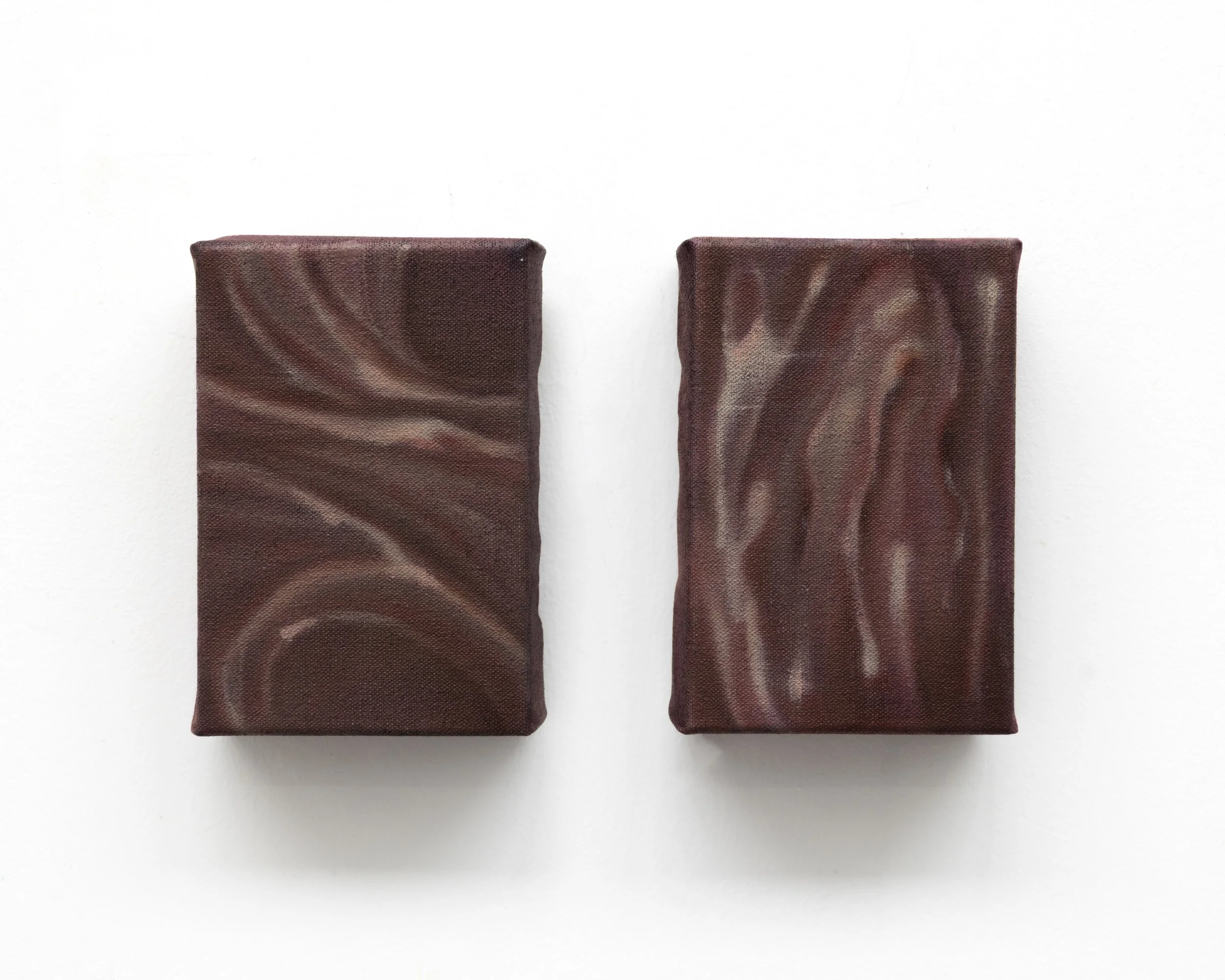 Biospecimen |: Diptych. Oil on linen — 15 x 10 cm each