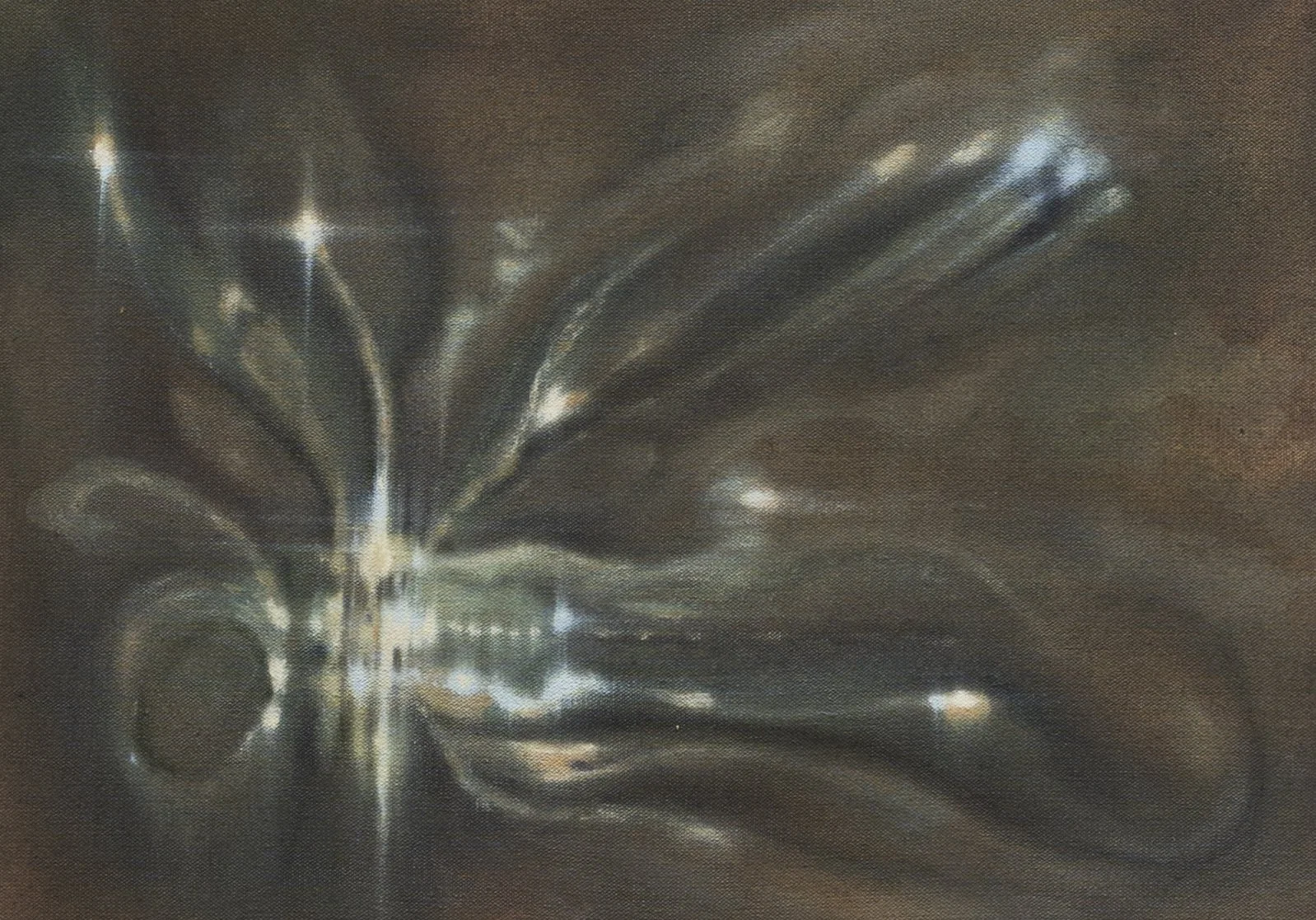 Magma, 2025. Oil paint on cotton canvas — 25 x 35 cm