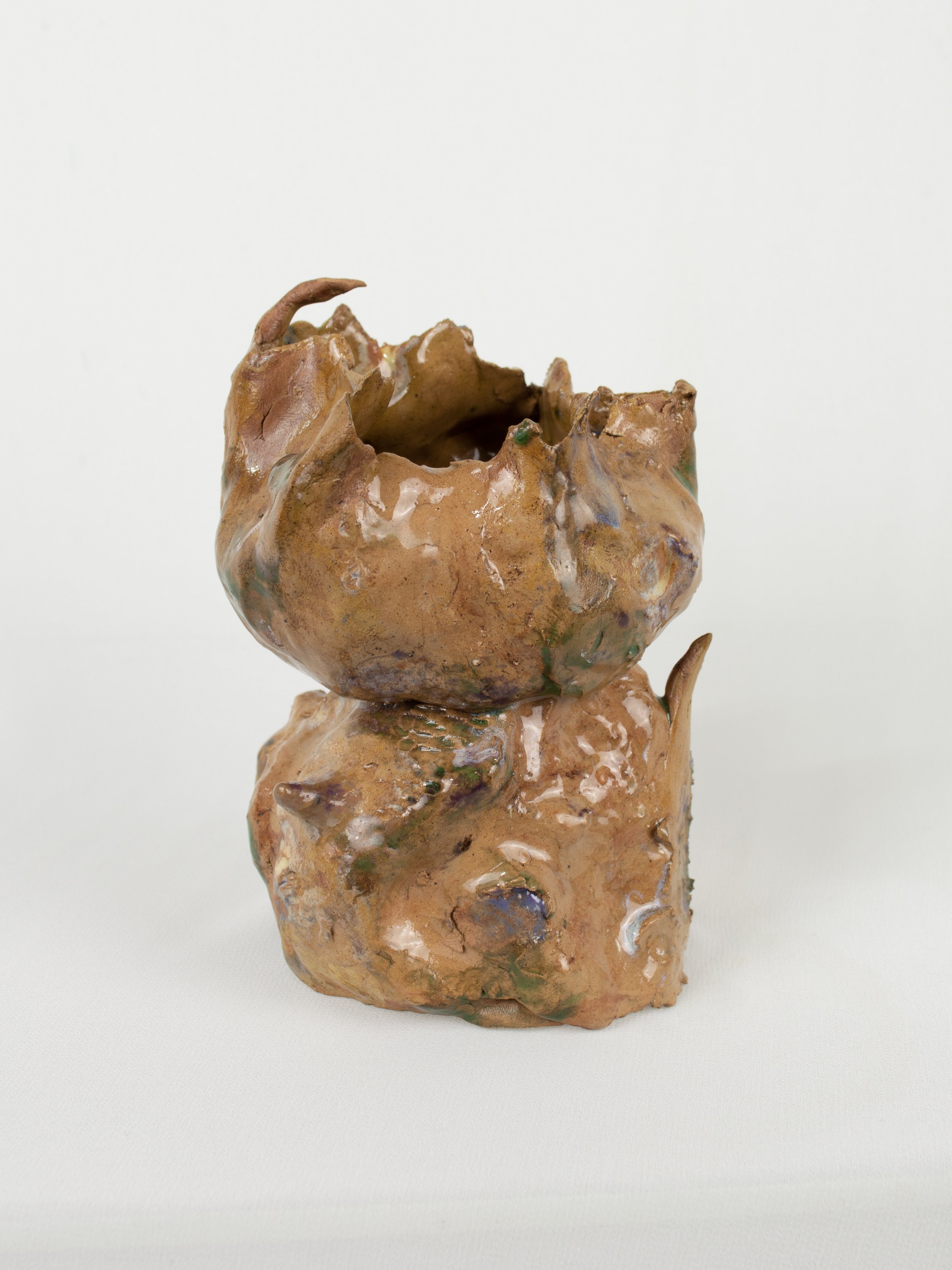 Vitality Vas, 2025. Glazed earthenware — 8.5 x 13.5 x 9 cm