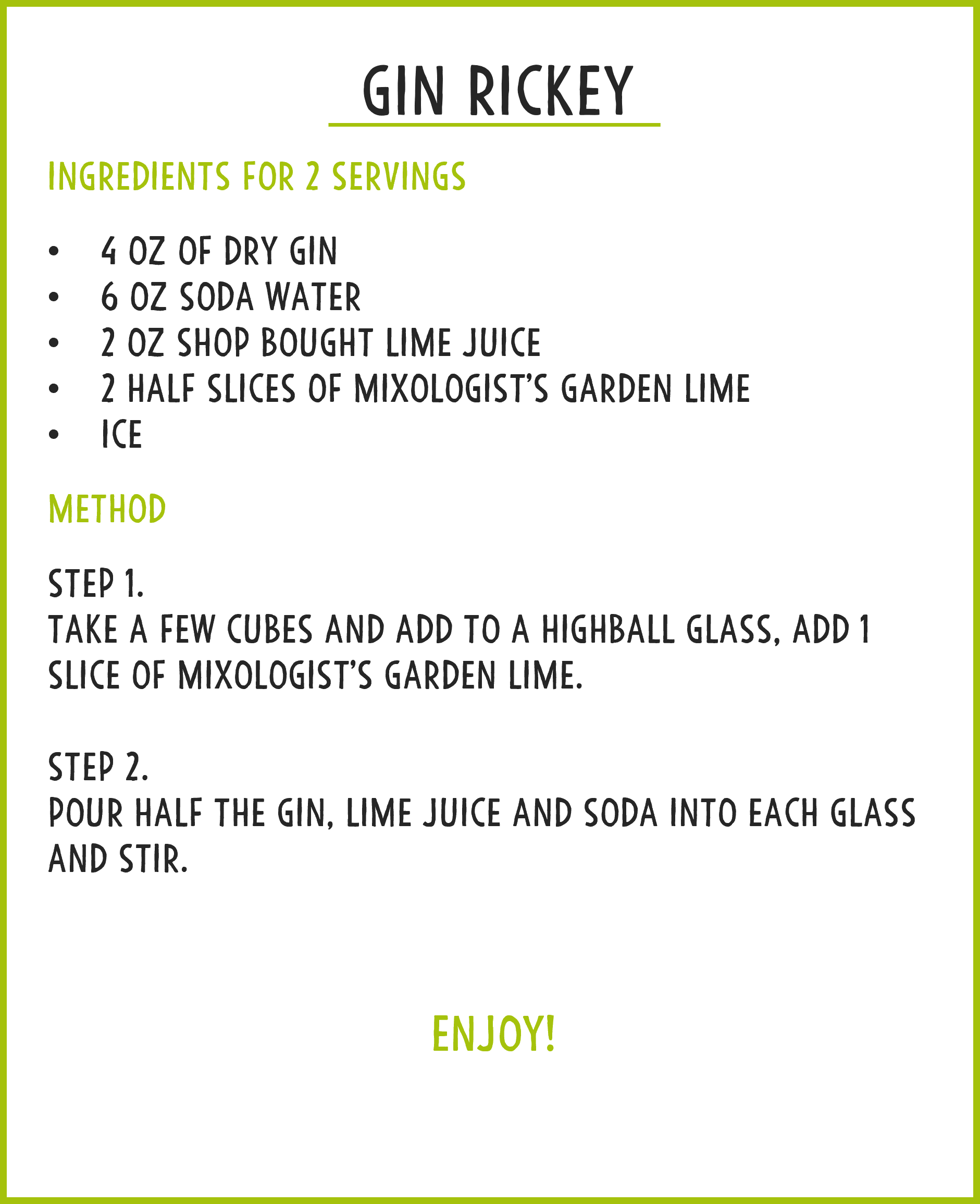 Mixologist's Garden Garnish For Easy Cocktails