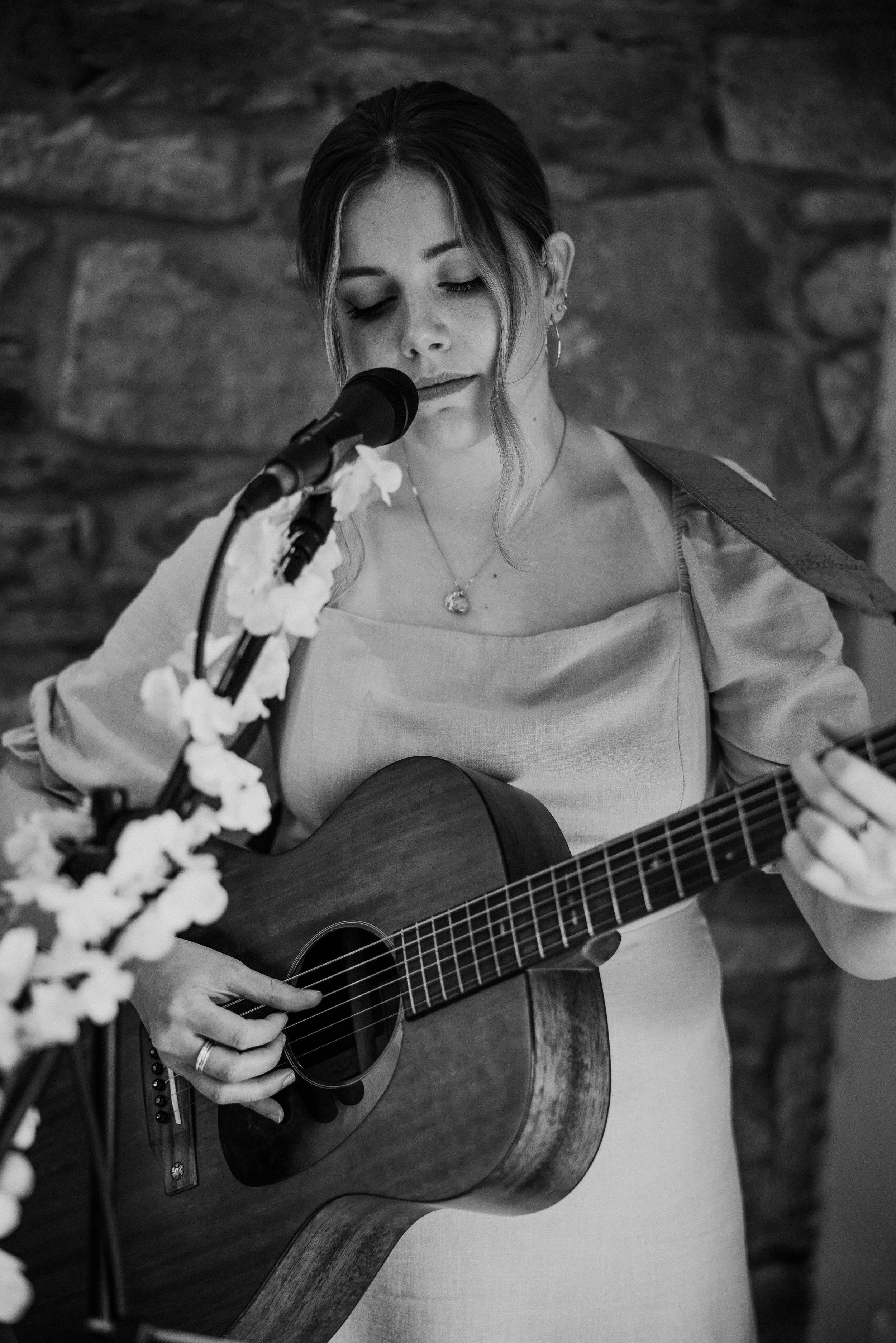 Enjoy an afternoon of live music with Ezmay Grace in our Secret Garden.