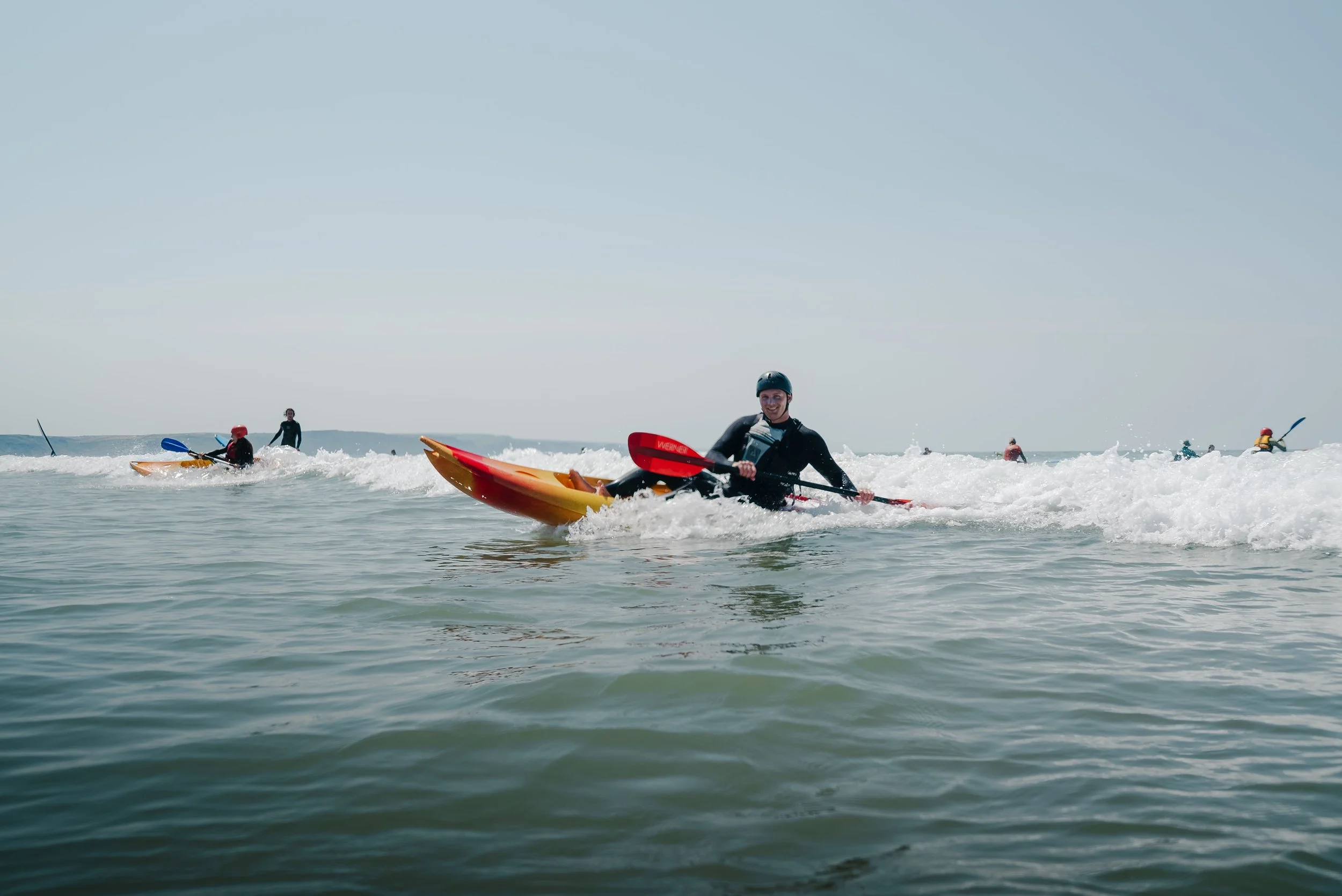Surf kayaking