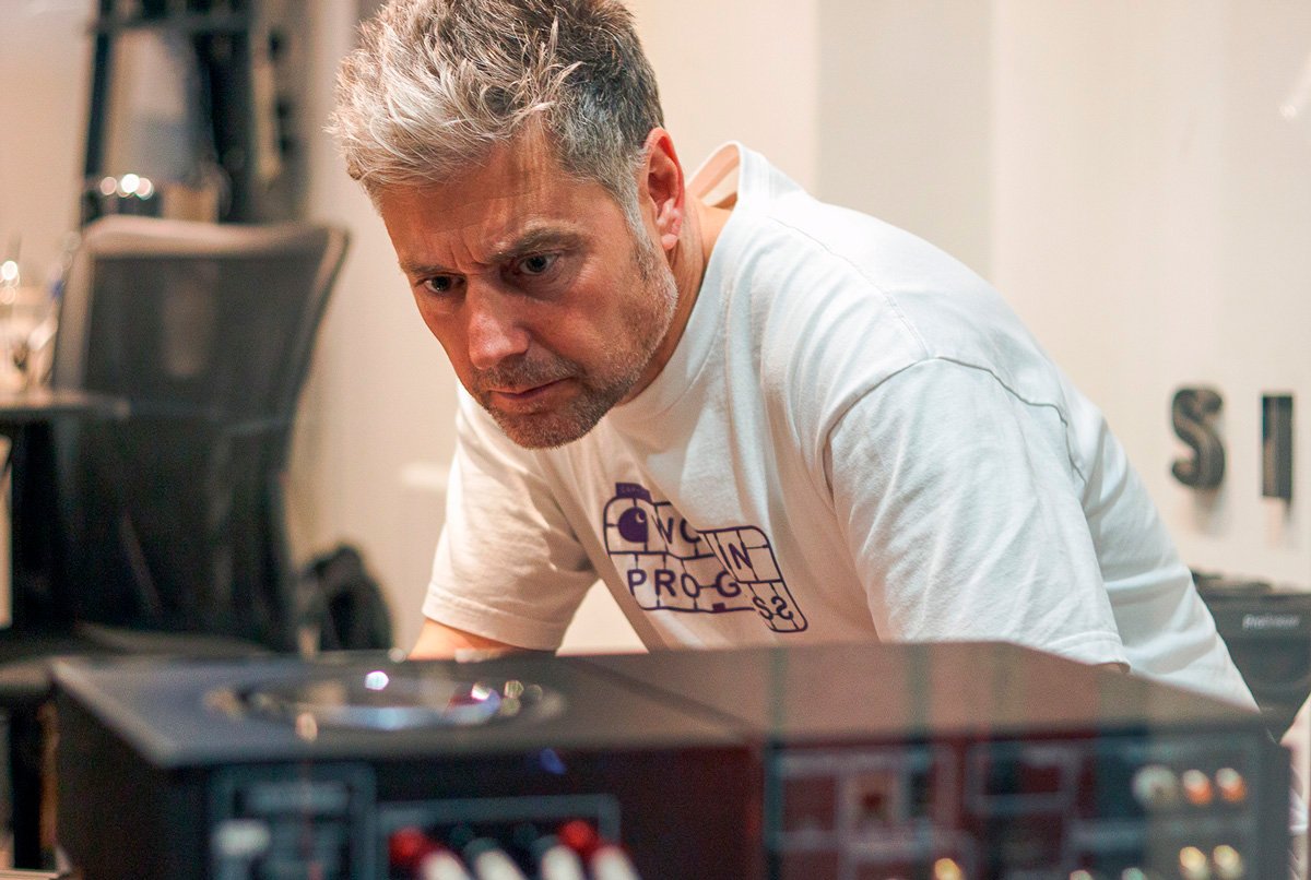 Owner of Soundstage, Dean, installing a Naim Nova in recording studio reception