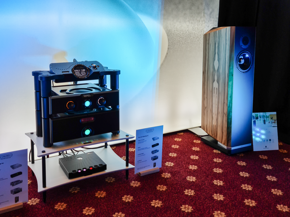 Chord Electronics with Titan 505 loudspeakers