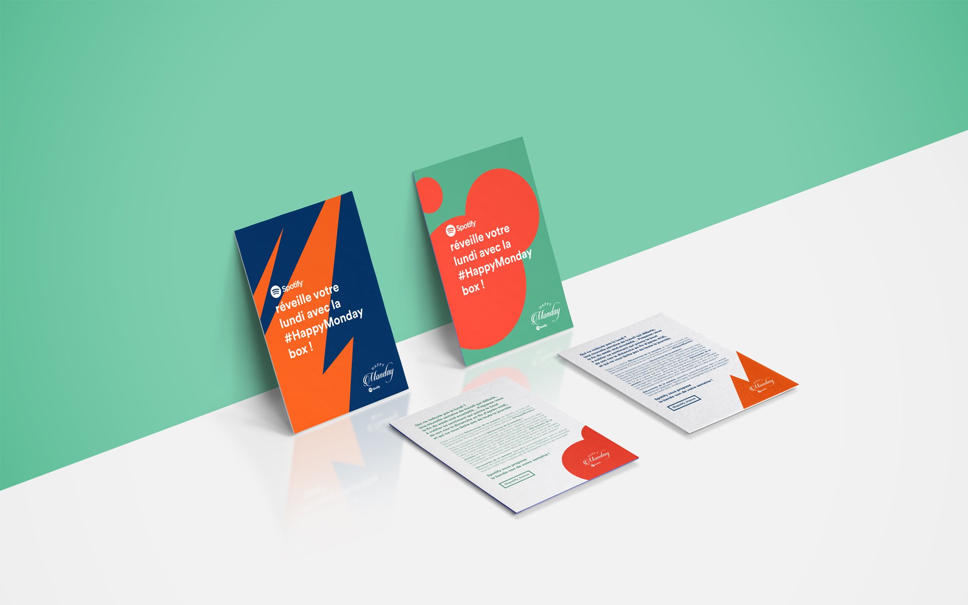 Happy Monday Box – Communication presse événementielle Spotify.