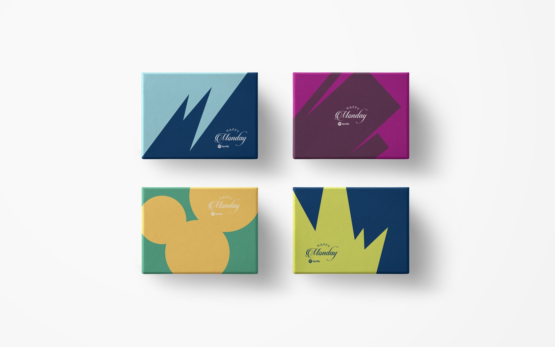 Happy Monday Box – Communication presse événementielle Spotify.