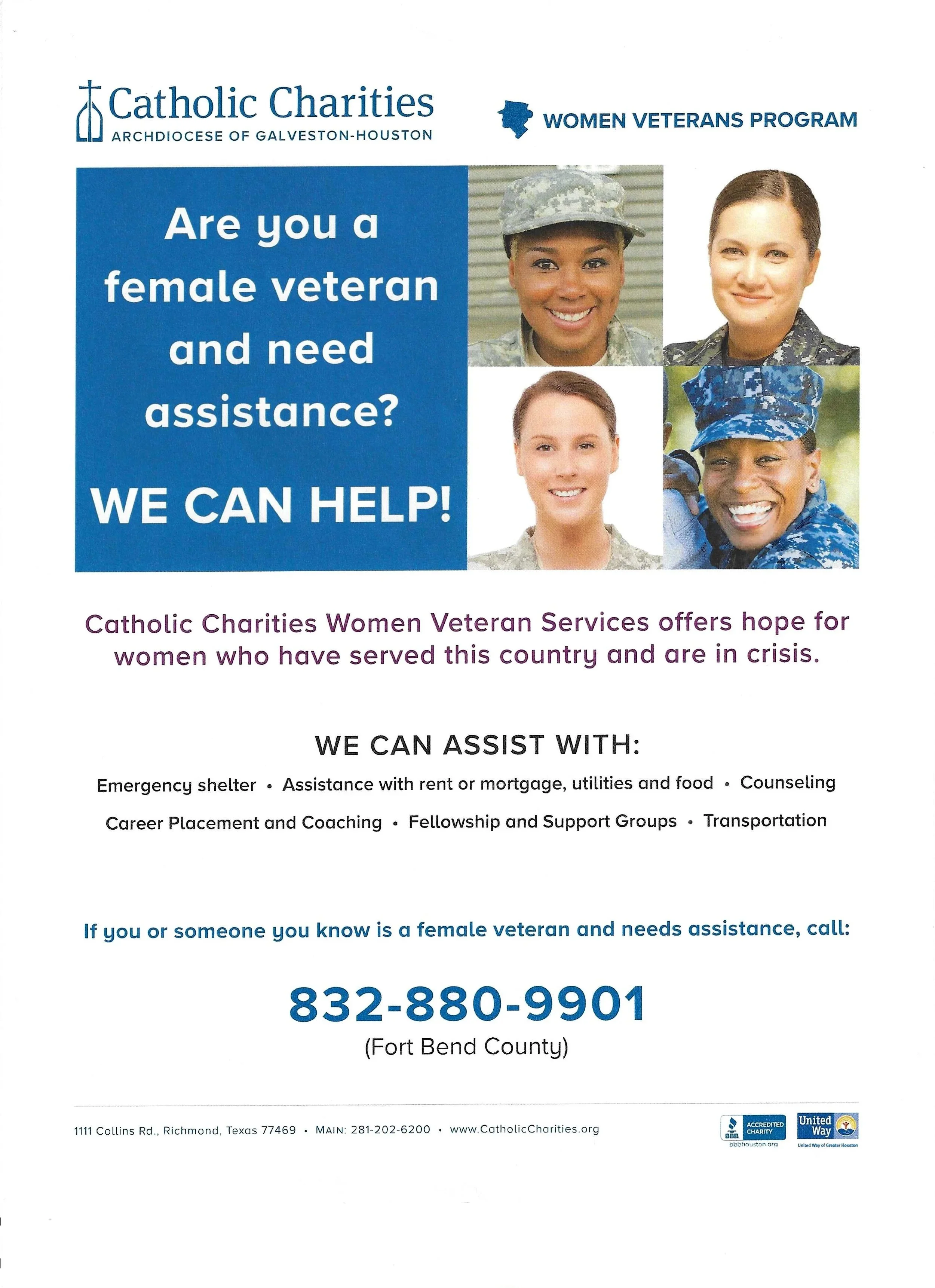 Please click on image to navigate to Catholic Charities website.