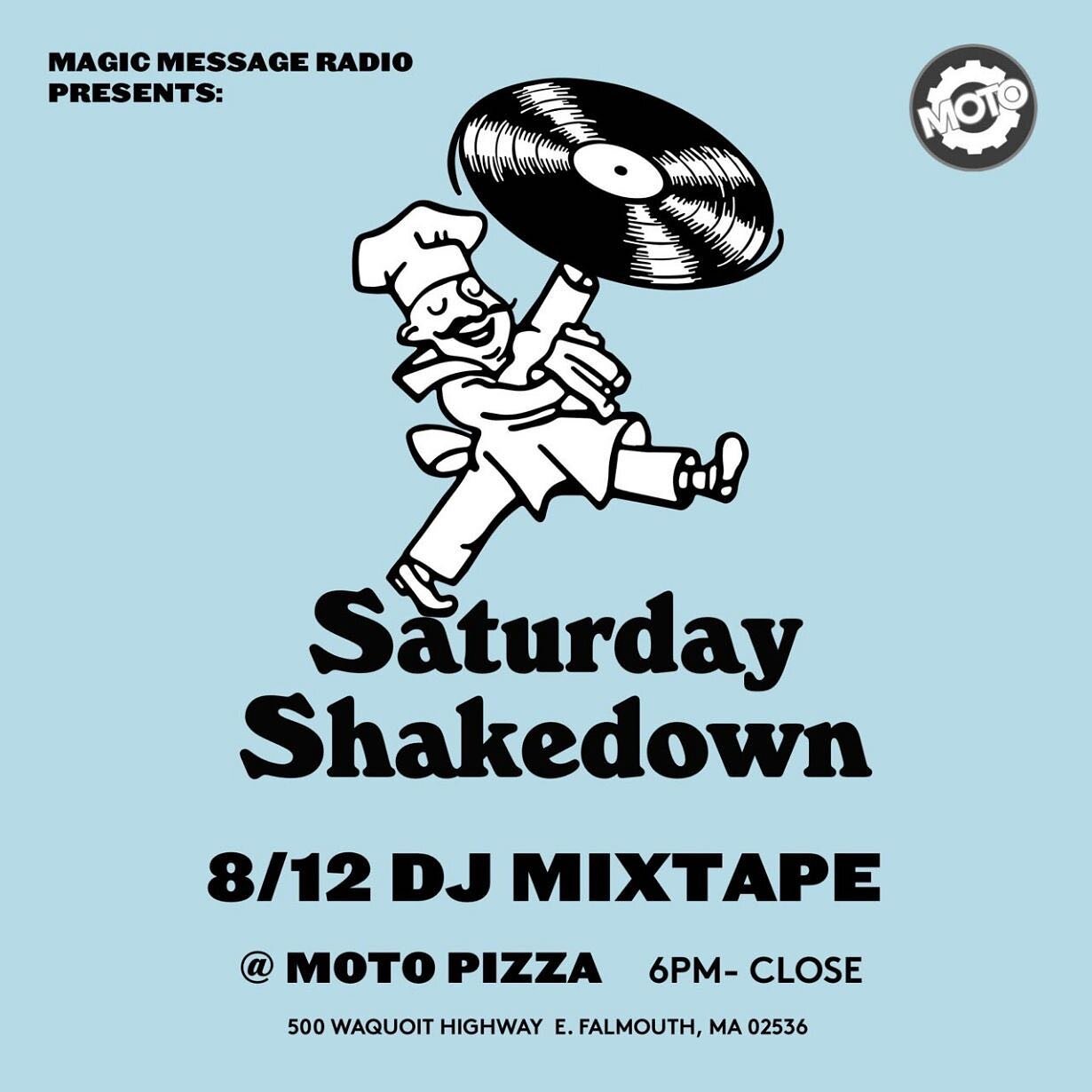 🪩Show up for the Shakedown friends - Tonight at Moto Falmouth 🍻🍕🤩