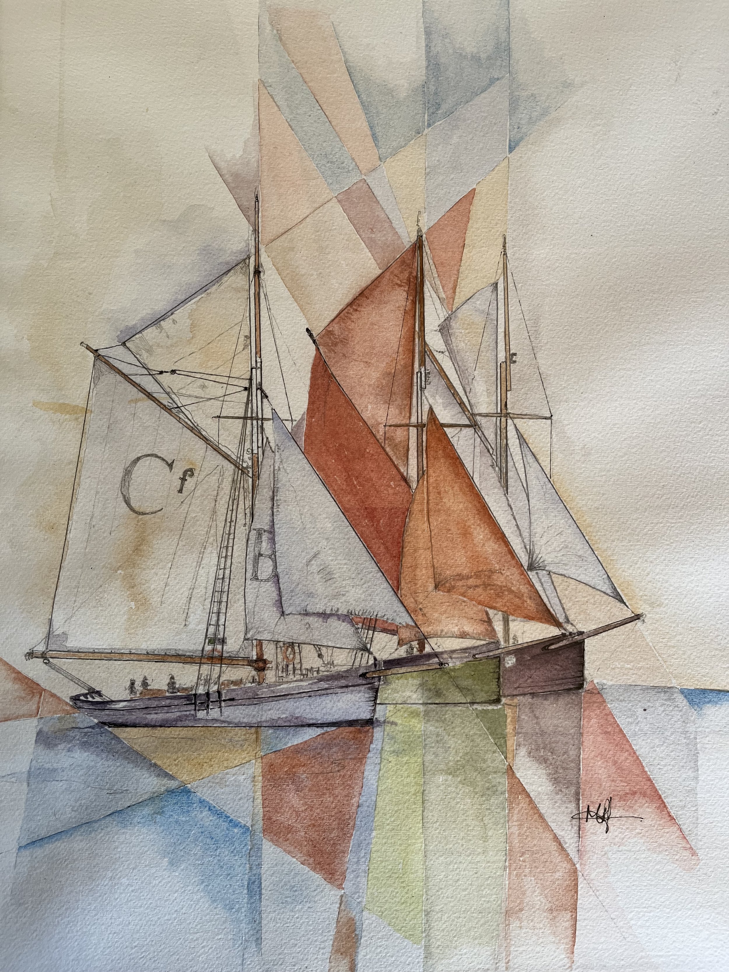 "Continued Lines"
Sold at UTR Art exhibition Bluewater Dec 2024