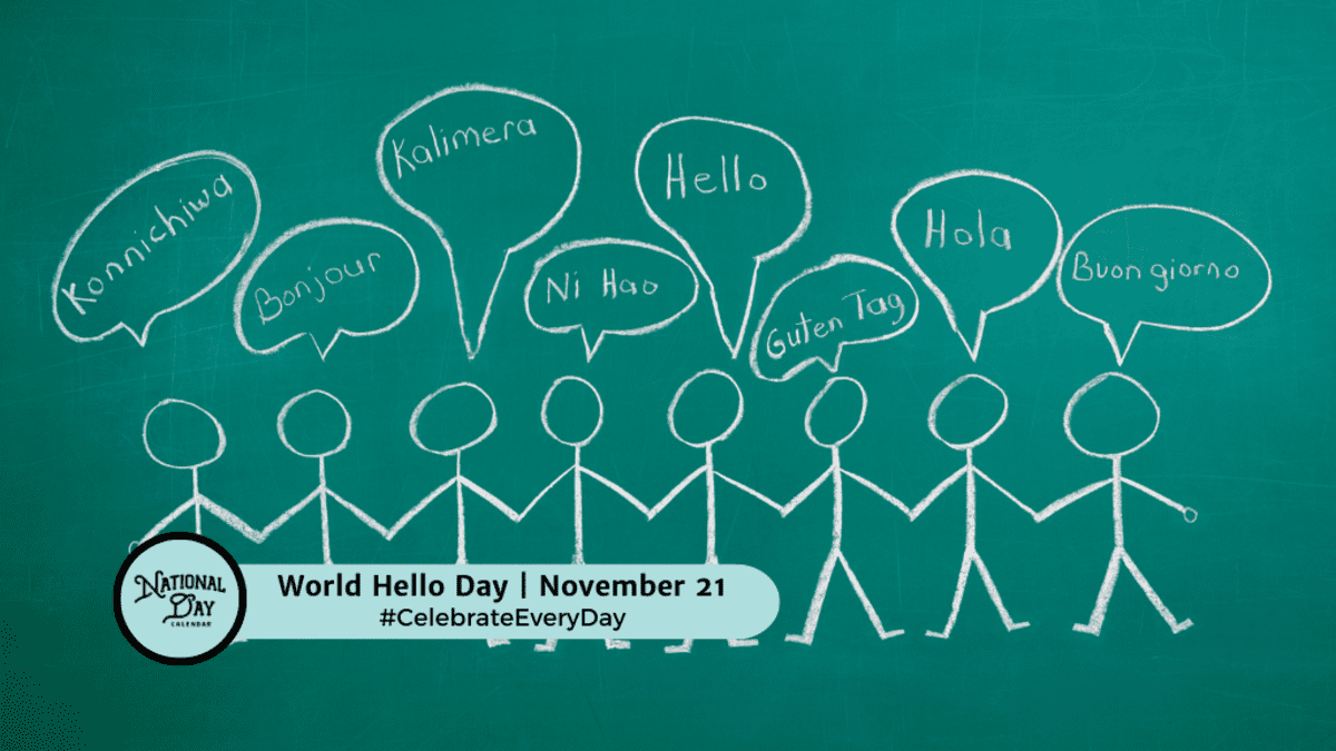 World Hello Day 23