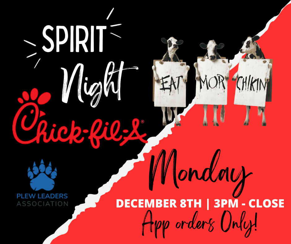 December Spirit Night: Chick-fil-A