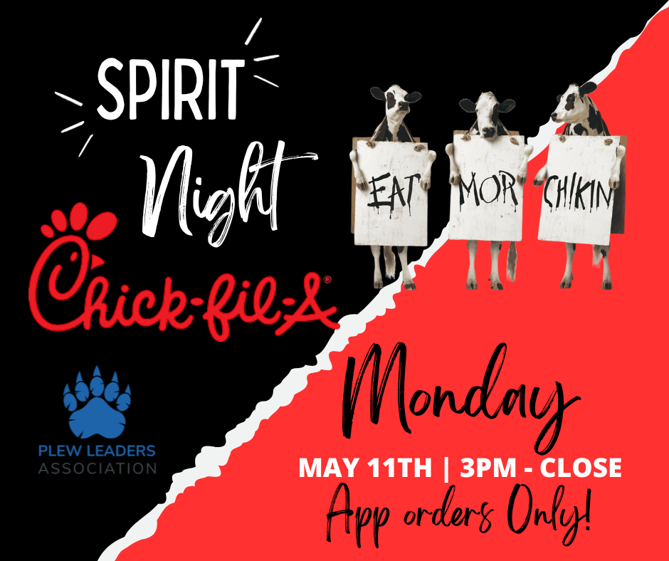 May Spirit Night: Chick-fil-A