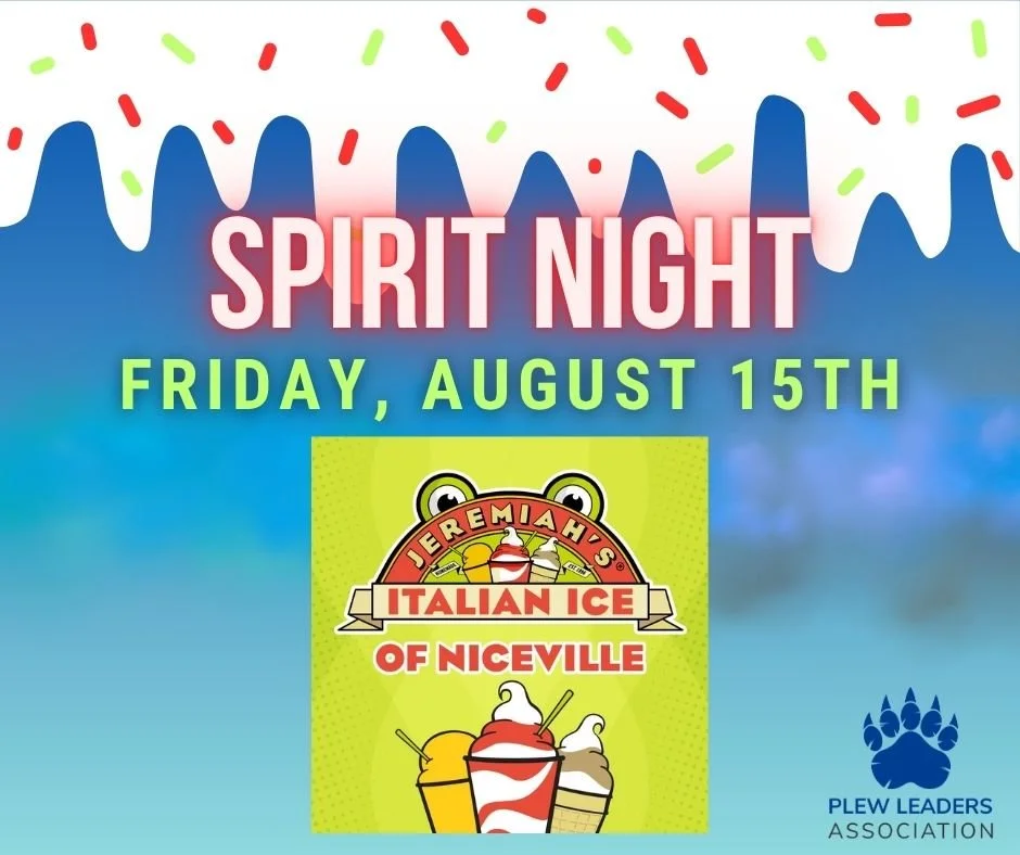 August Spirit Night: Jeremiah's Italian Ice