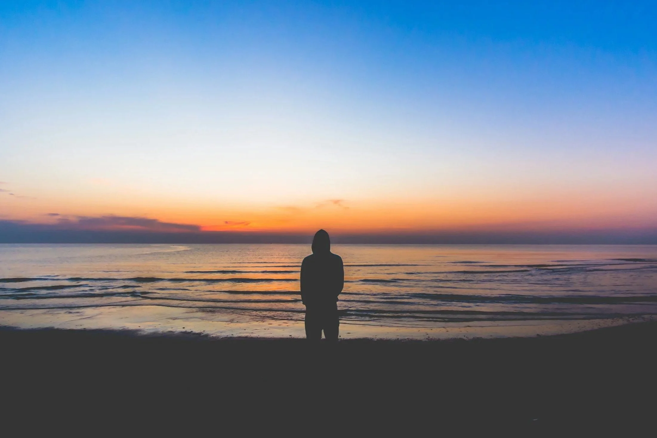 Overlooking lake with yellow foliage
