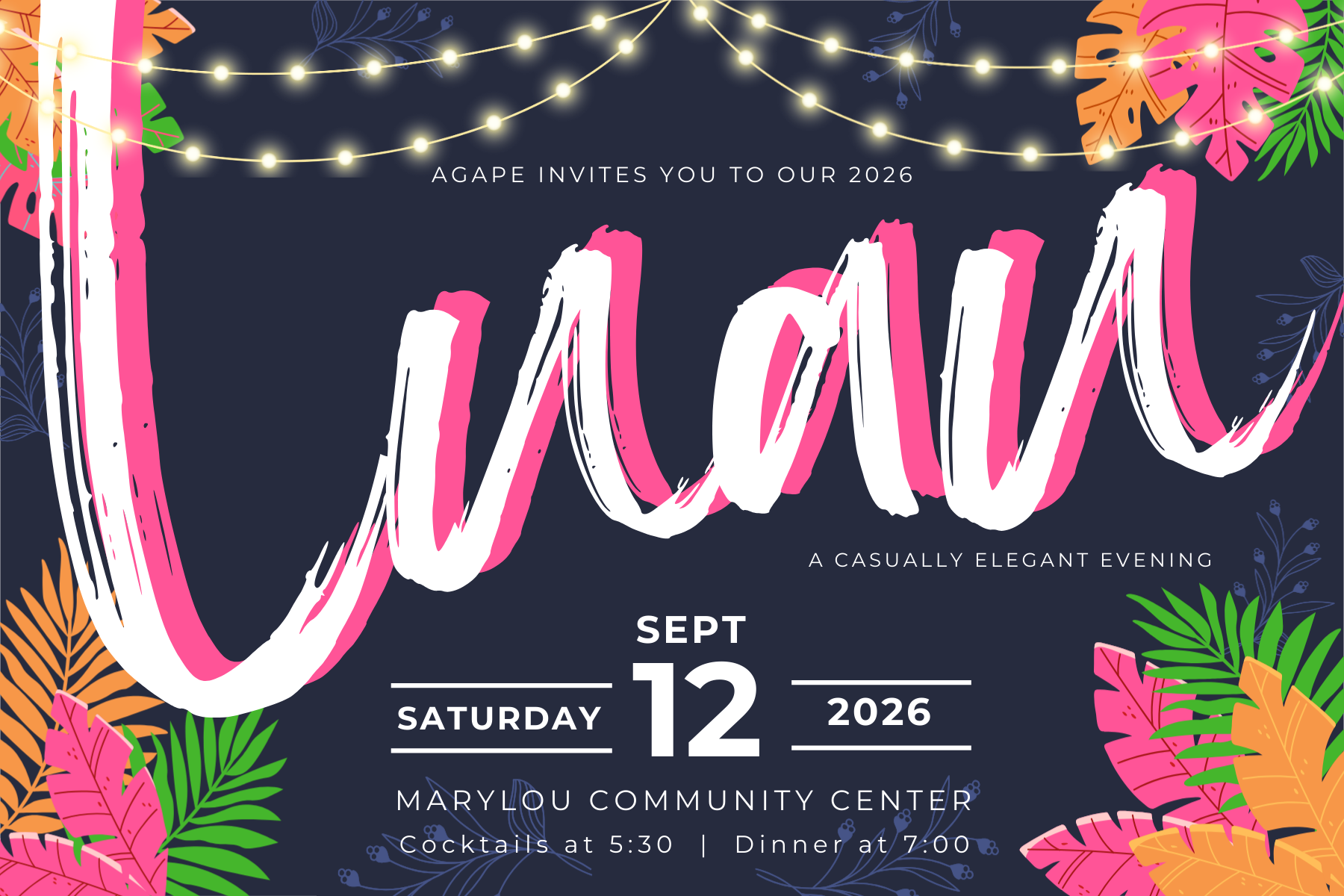 Luau - A Casually Elegant Gala